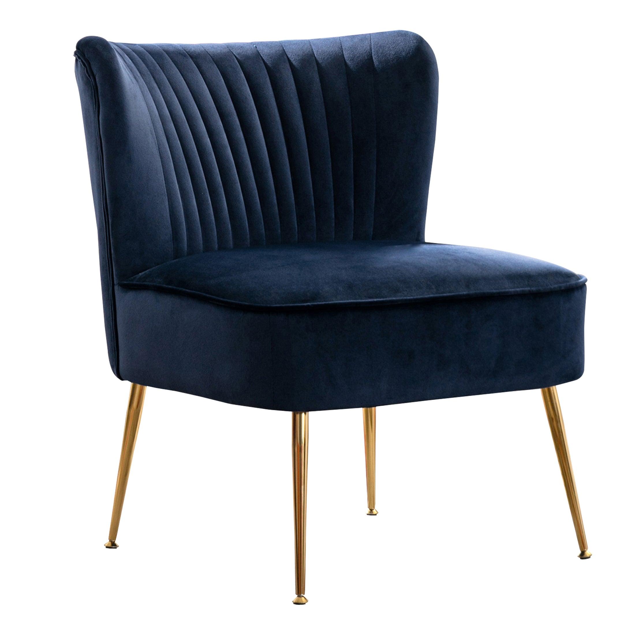 Alaia 25" Wide Tufted Velvet Accent Chair - Costaelm