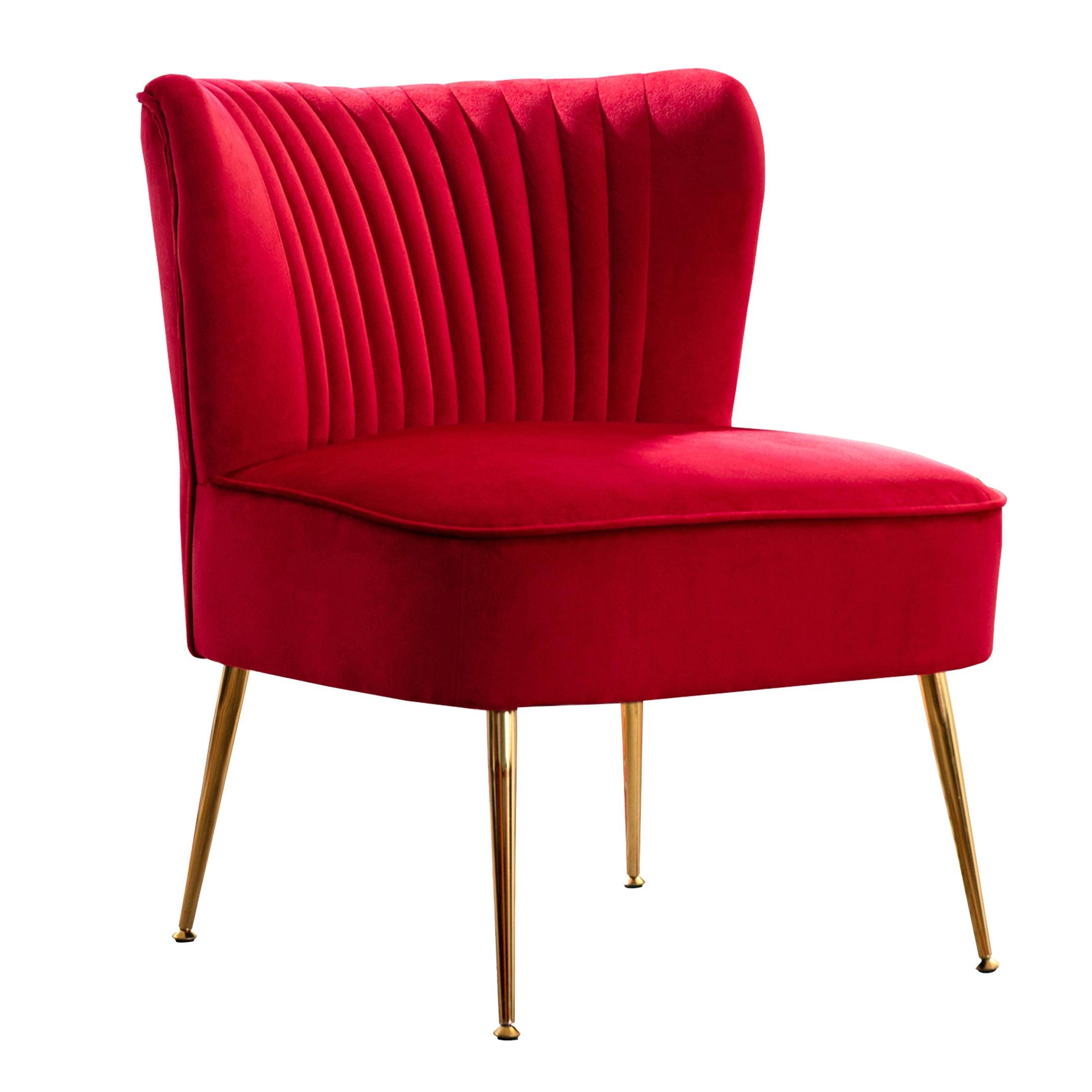 Alaia 25" Wide Tufted Velvet Accent Chair - Costaelm