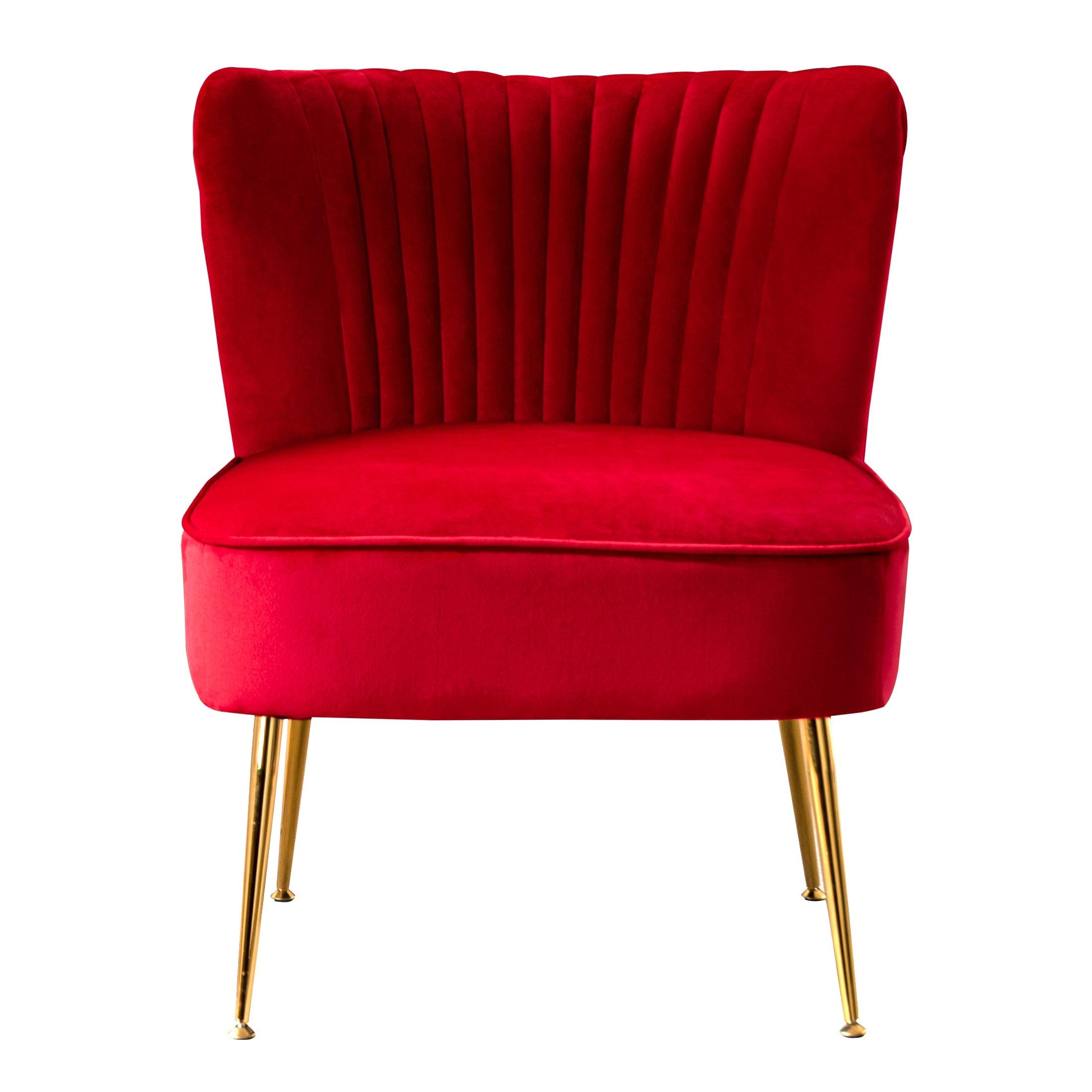 Alaia 25" Wide Tufted Velvet Accent Chair - Costaelm