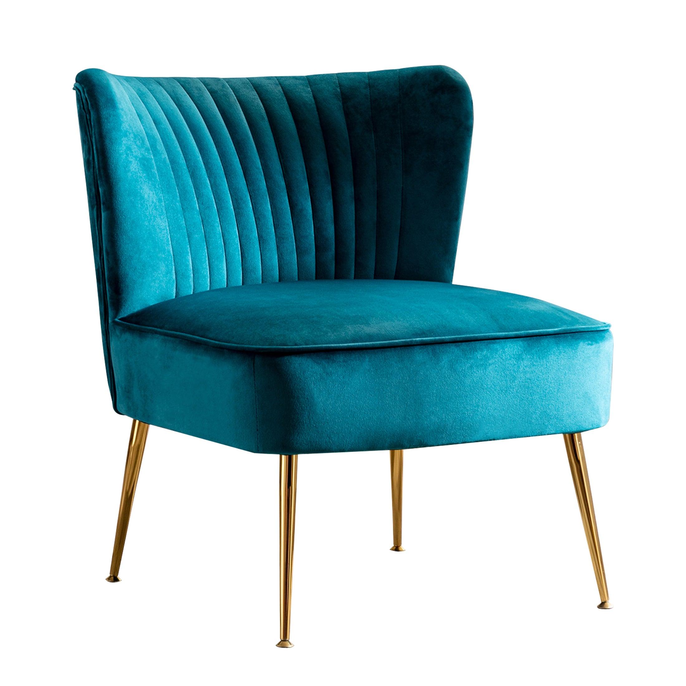 Alaia 25" Wide Tufted Velvet Accent Chair - Costaelm