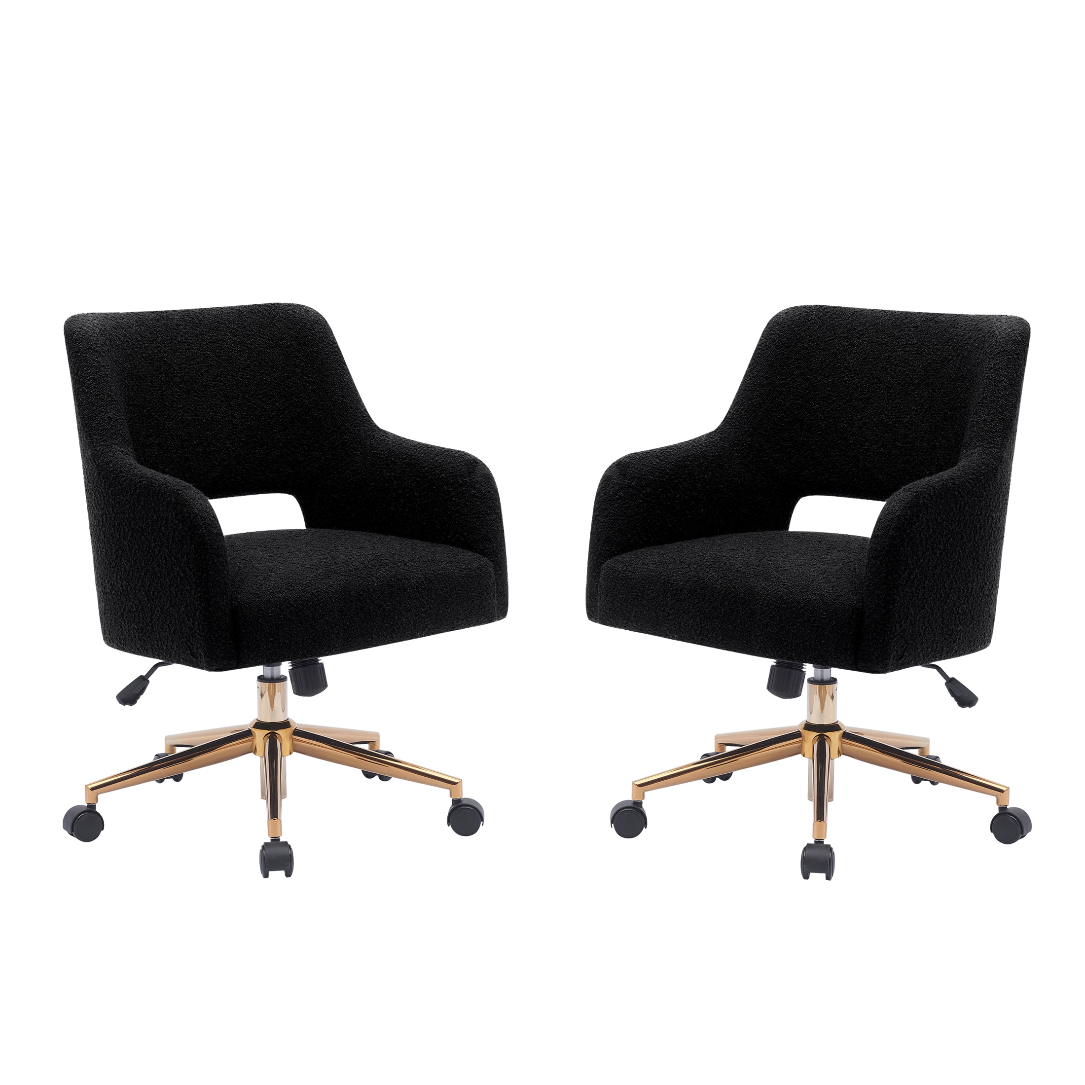 Amélie Home Office Adjustable Desk Chair (Set of 2)