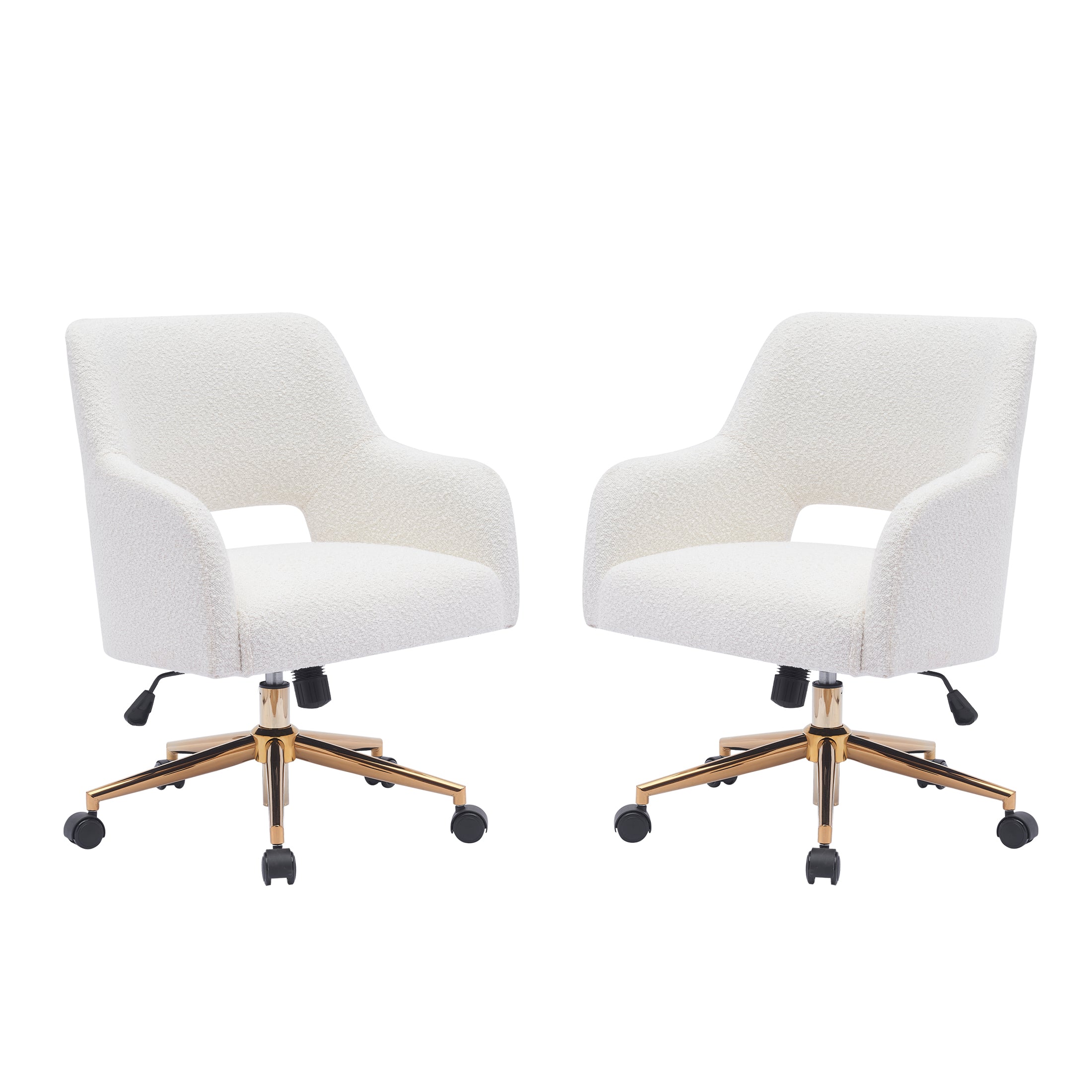 Amélie Home Office Adjustable Desk Chair (Set of 2)