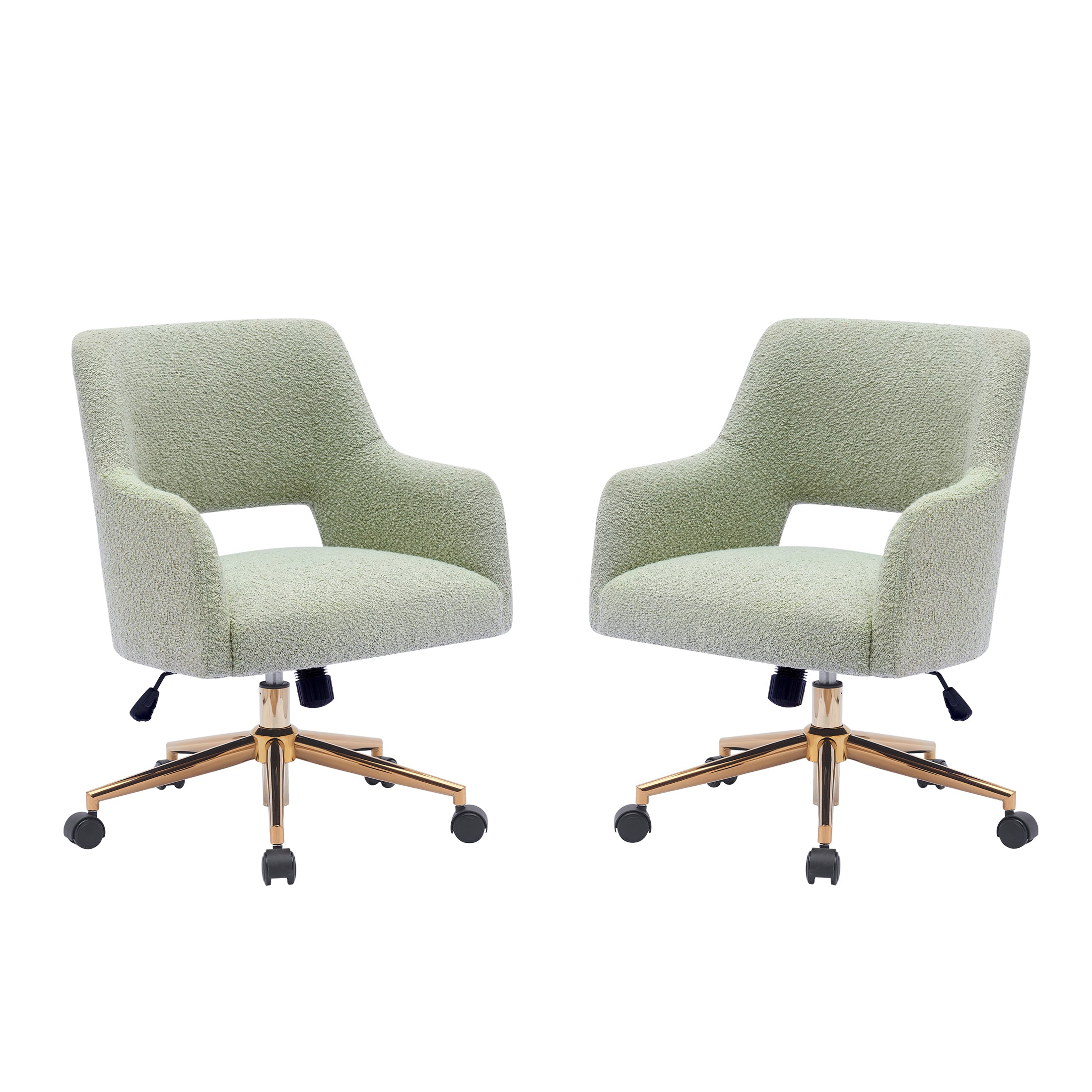 Amélie Home Office Adjustable Desk Chair (Set of 2)