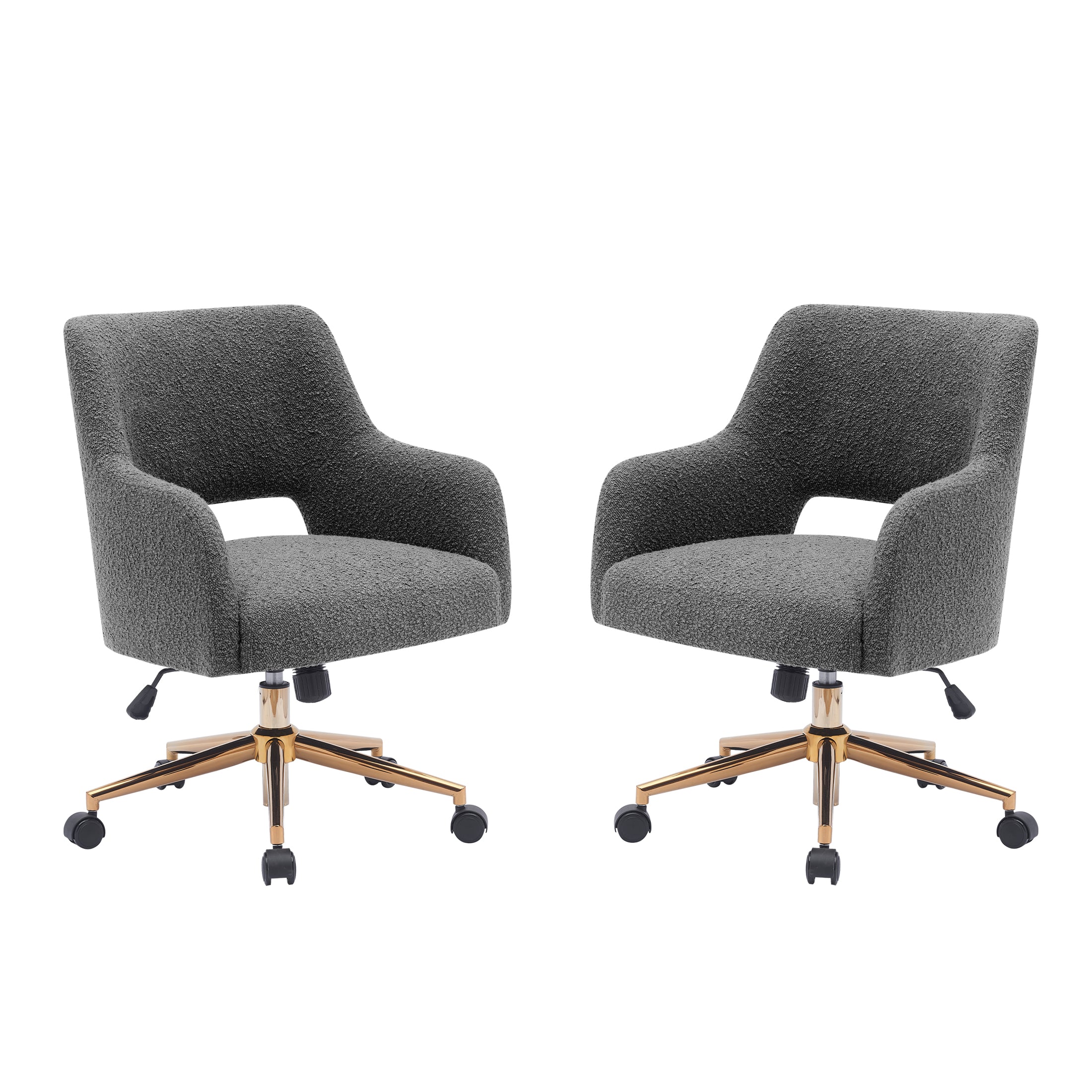 Amélie Home Office Adjustable Desk Chair (Set of 2)