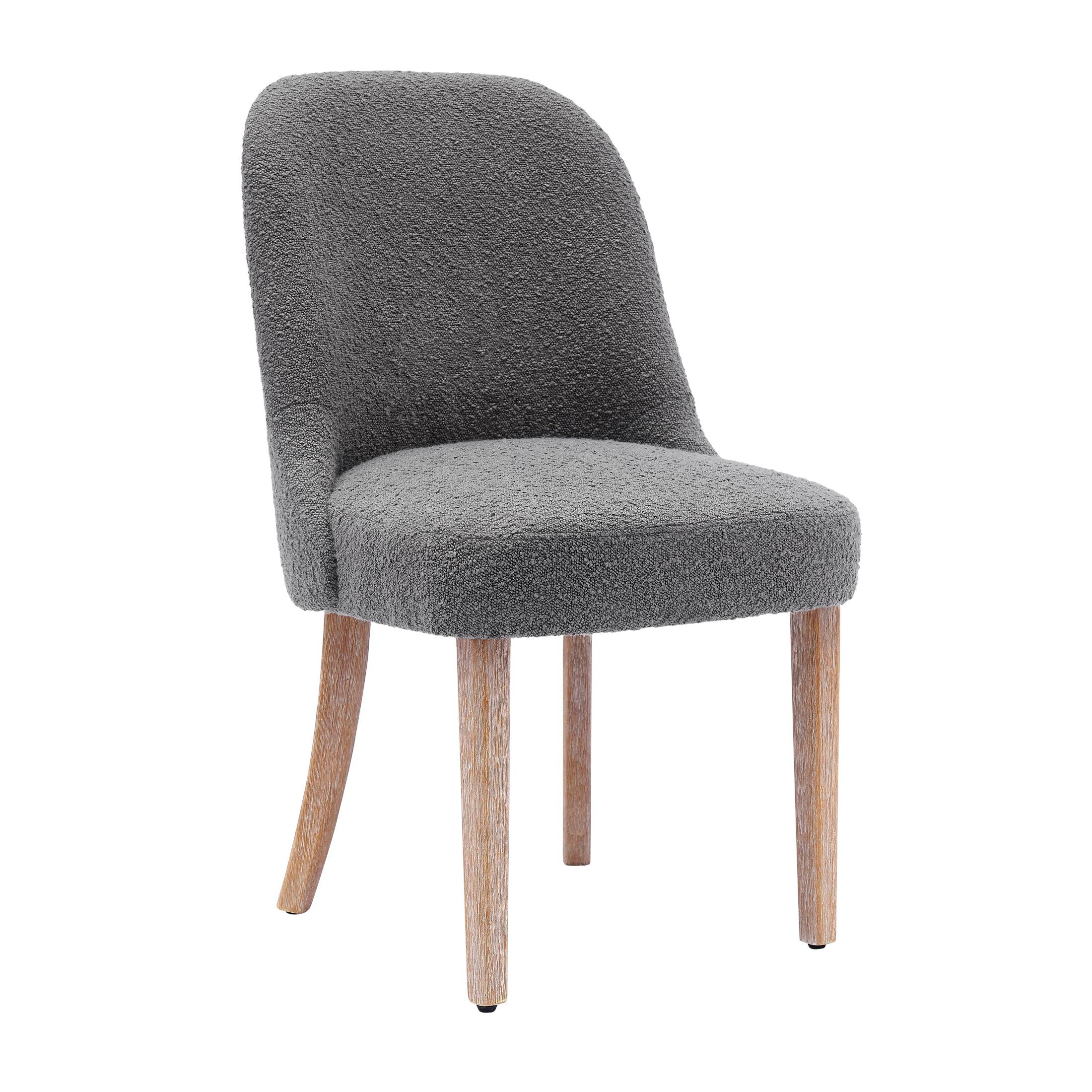 Amélie Mid-Century Modern Boucle Dining Chair - Costaelm