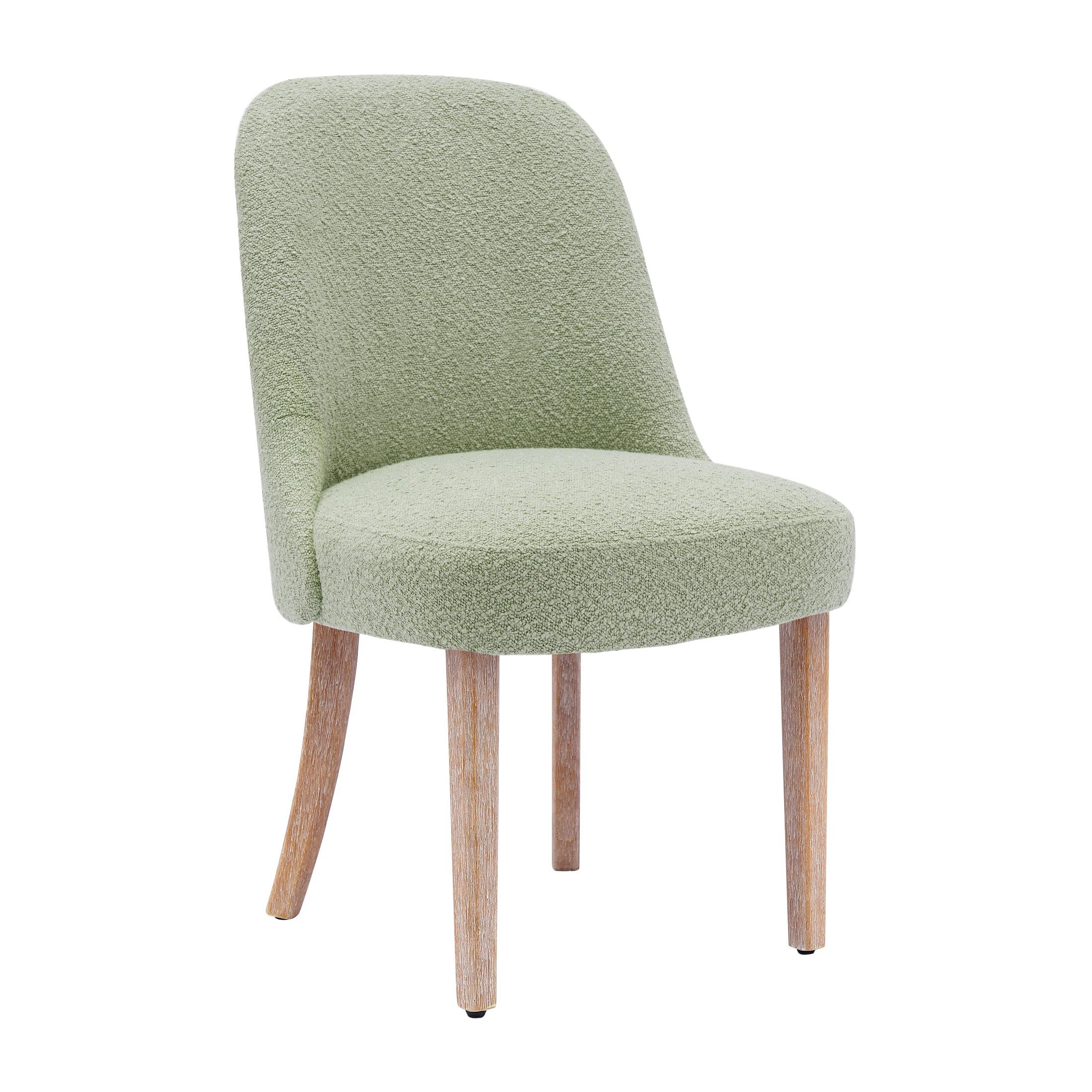 Amélie Mid-Century Modern Boucle Dining Chair - Costaelm