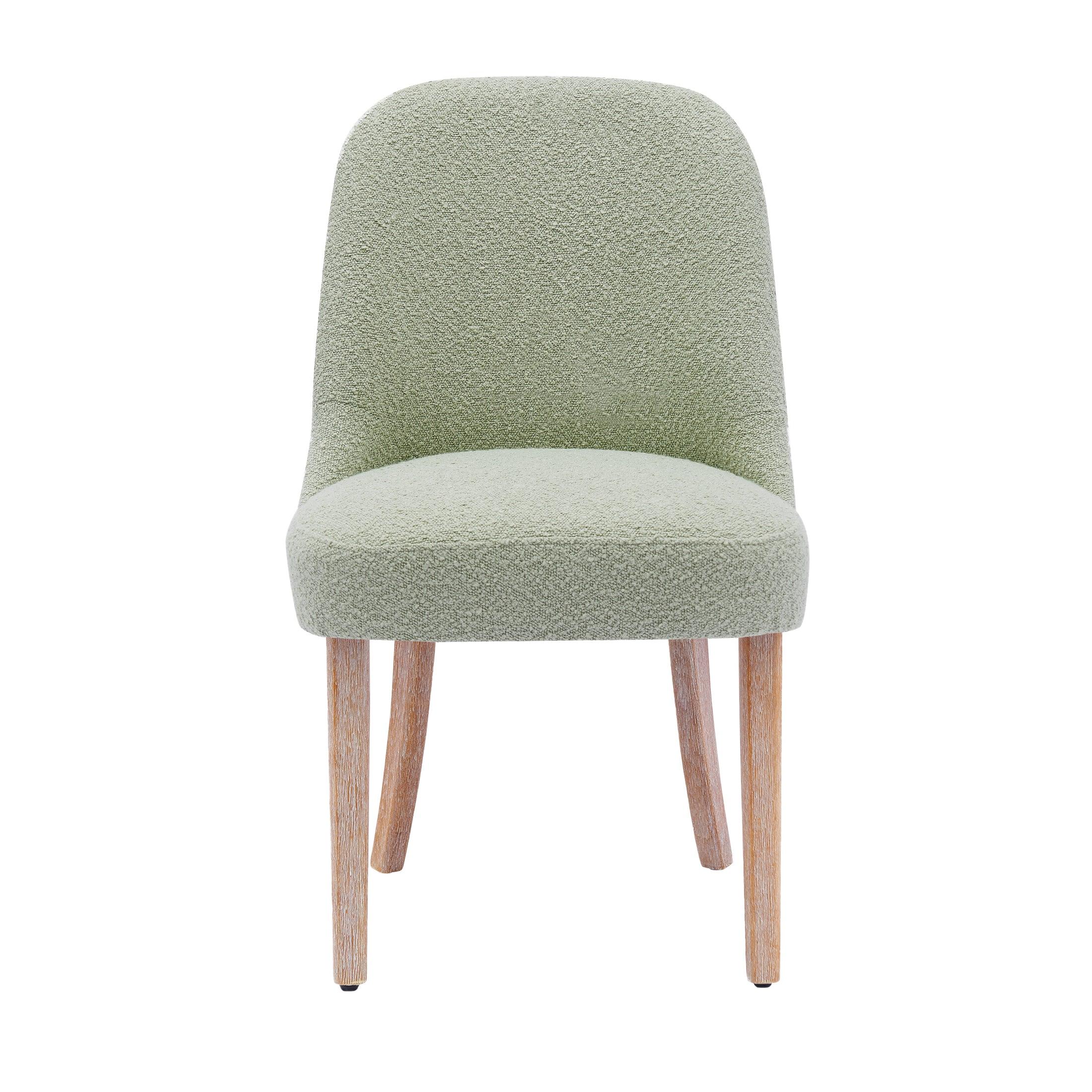 Amélie Mid-Century Modern Boucle Dining Chair - Costaelm