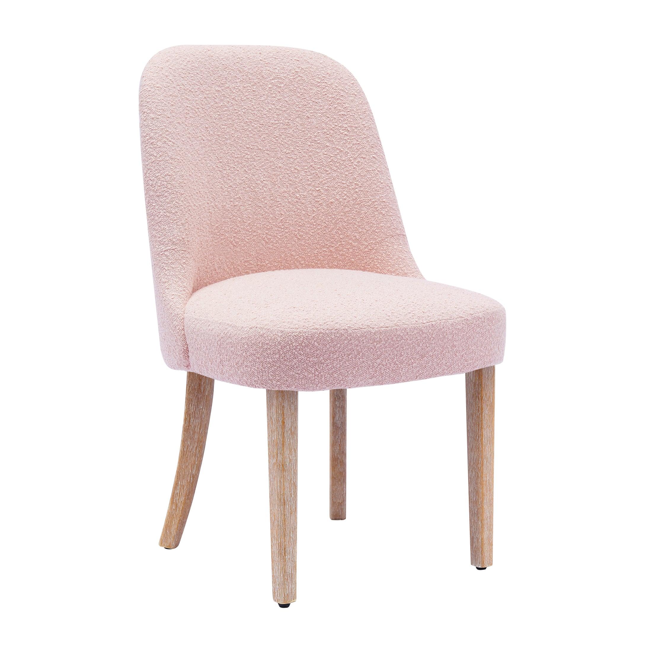 Amélie Mid-Century Modern Boucle Dining Chair - Costaelm