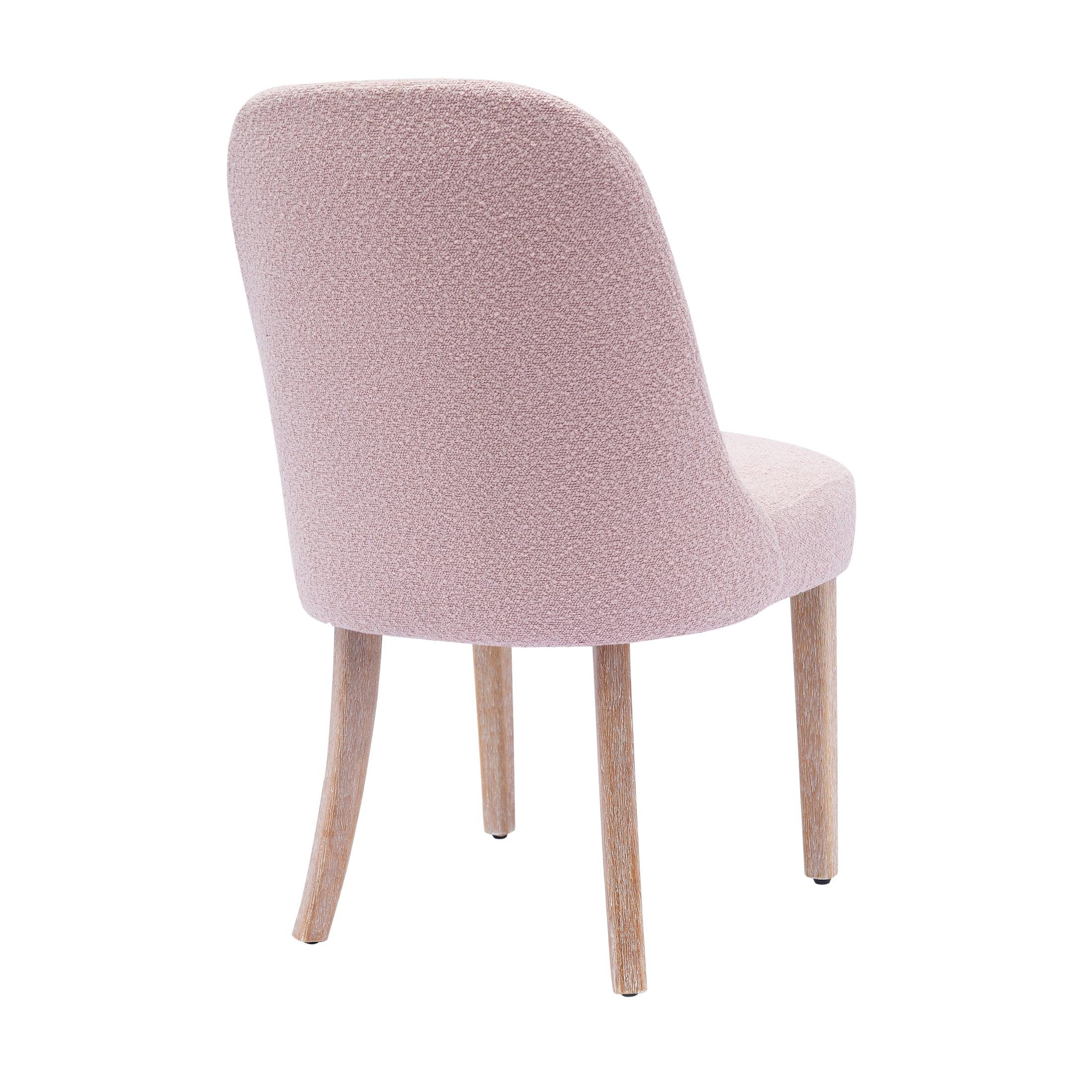 Amélie Mid-Century Modern Boucle Dining Chair (Set of 2) - Costaelm