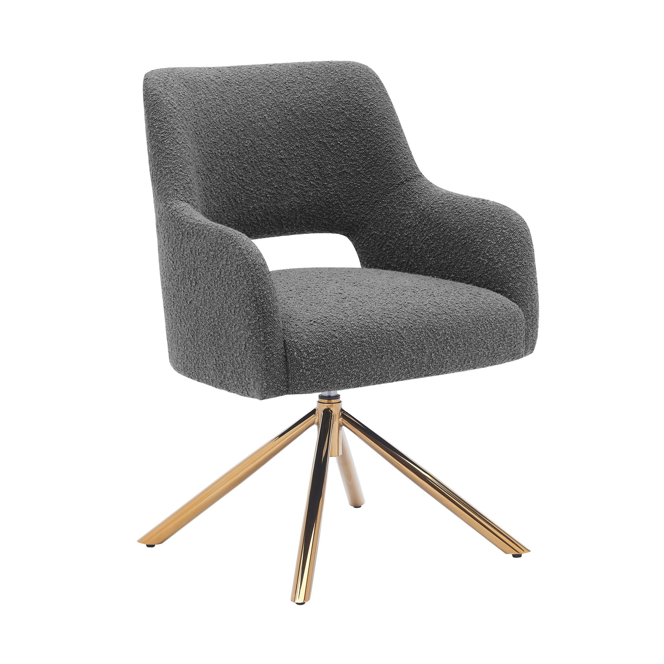 Amélie Mid-Century Modern Large Boucle Accent Arm Chair - Costaelm