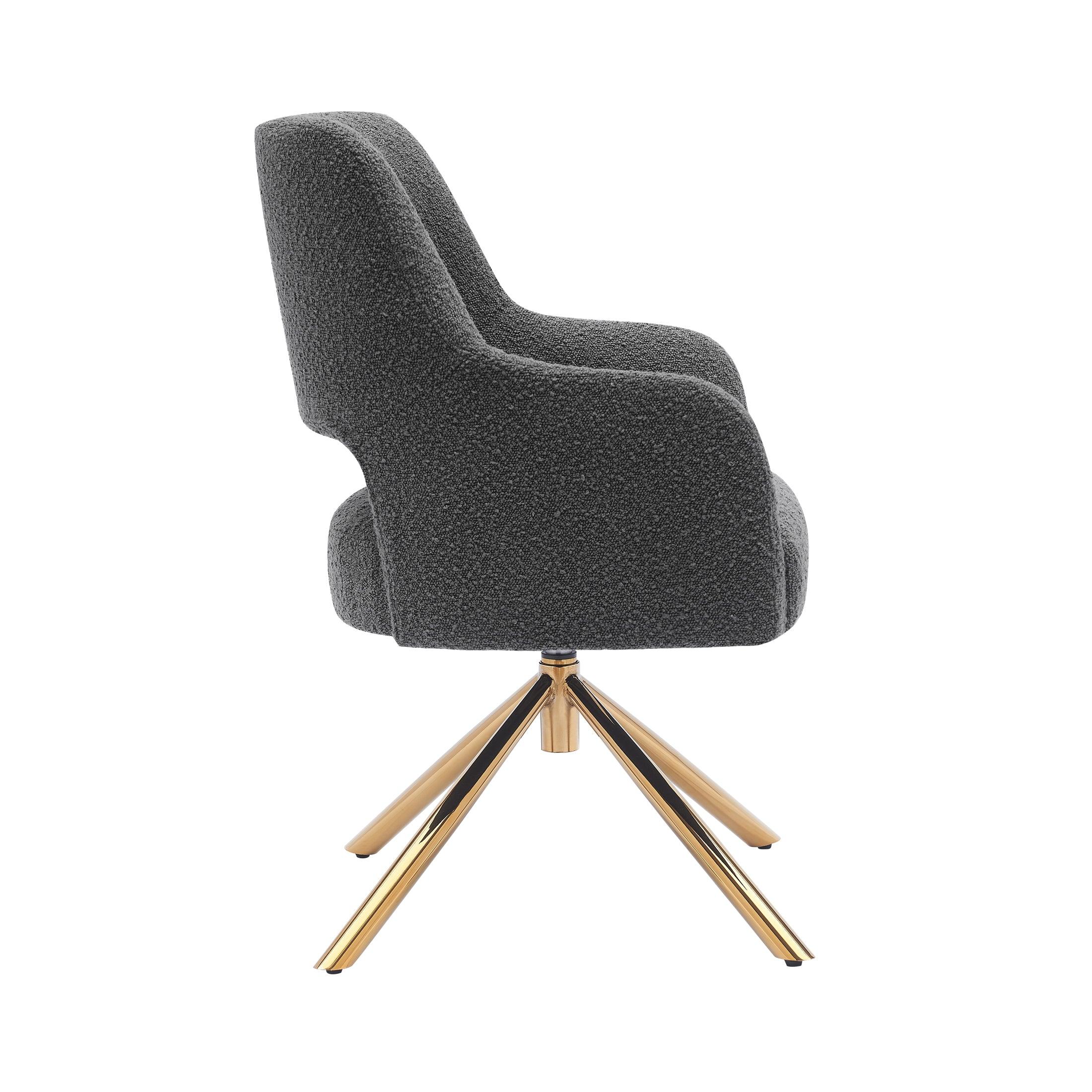 Amélie Mid-Century Modern Large Boucle Accent Arm Chair - Costaelm