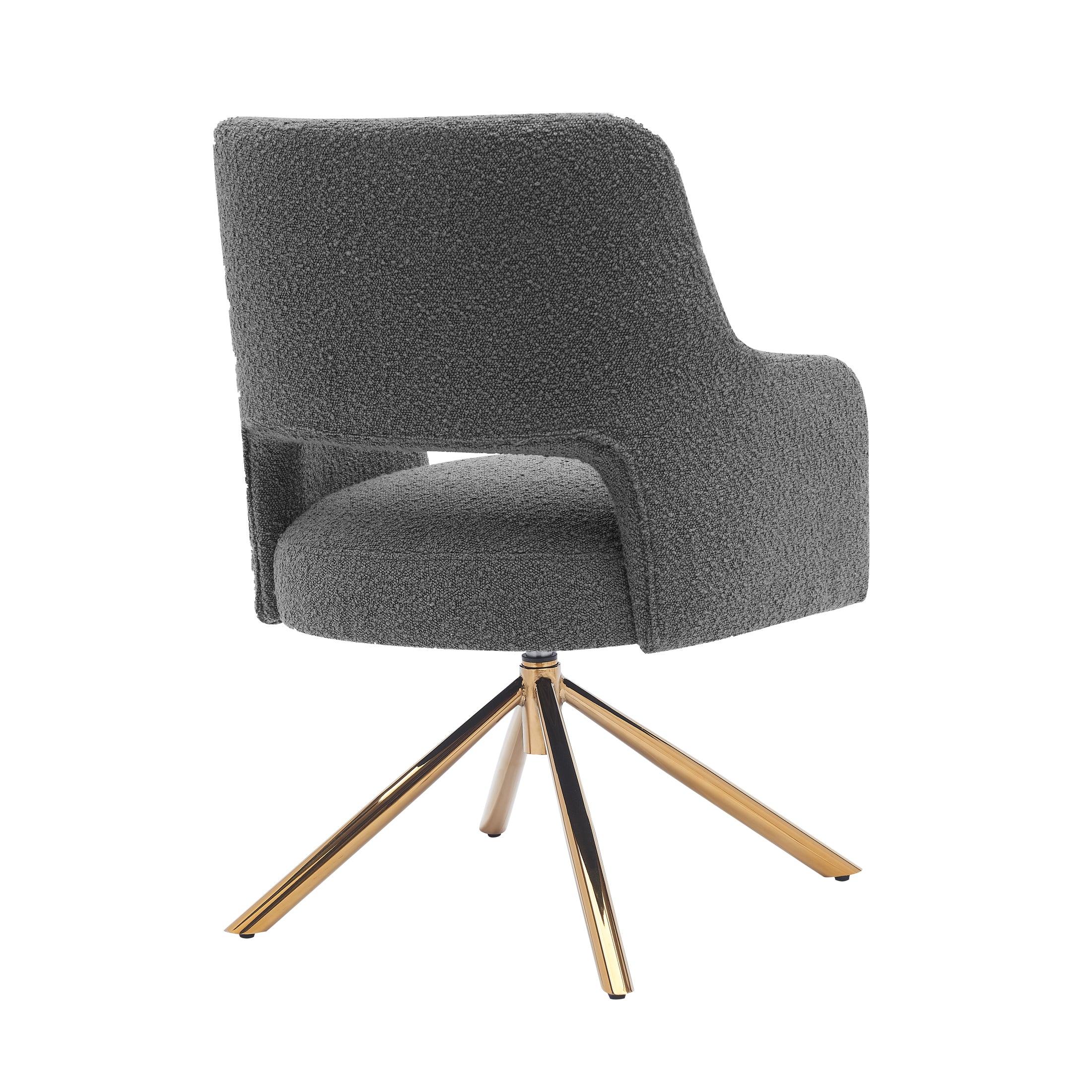 Amélie Mid-Century Modern Large Boucle Accent Arm Chair - Costaelm