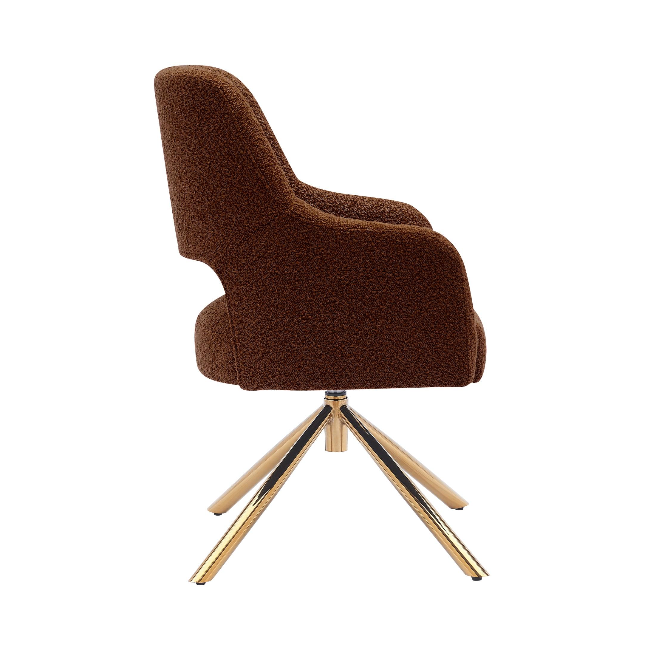 Amélie Mid-Century Modern Large Boucle Accent Arm Chair - Costaelm