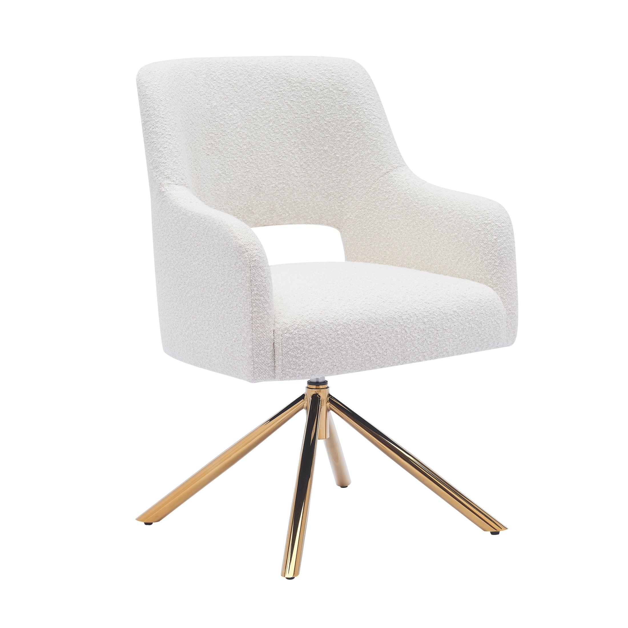 Amélie Mid-Century Modern Large Boucle Accent Arm Chair - Costaelm