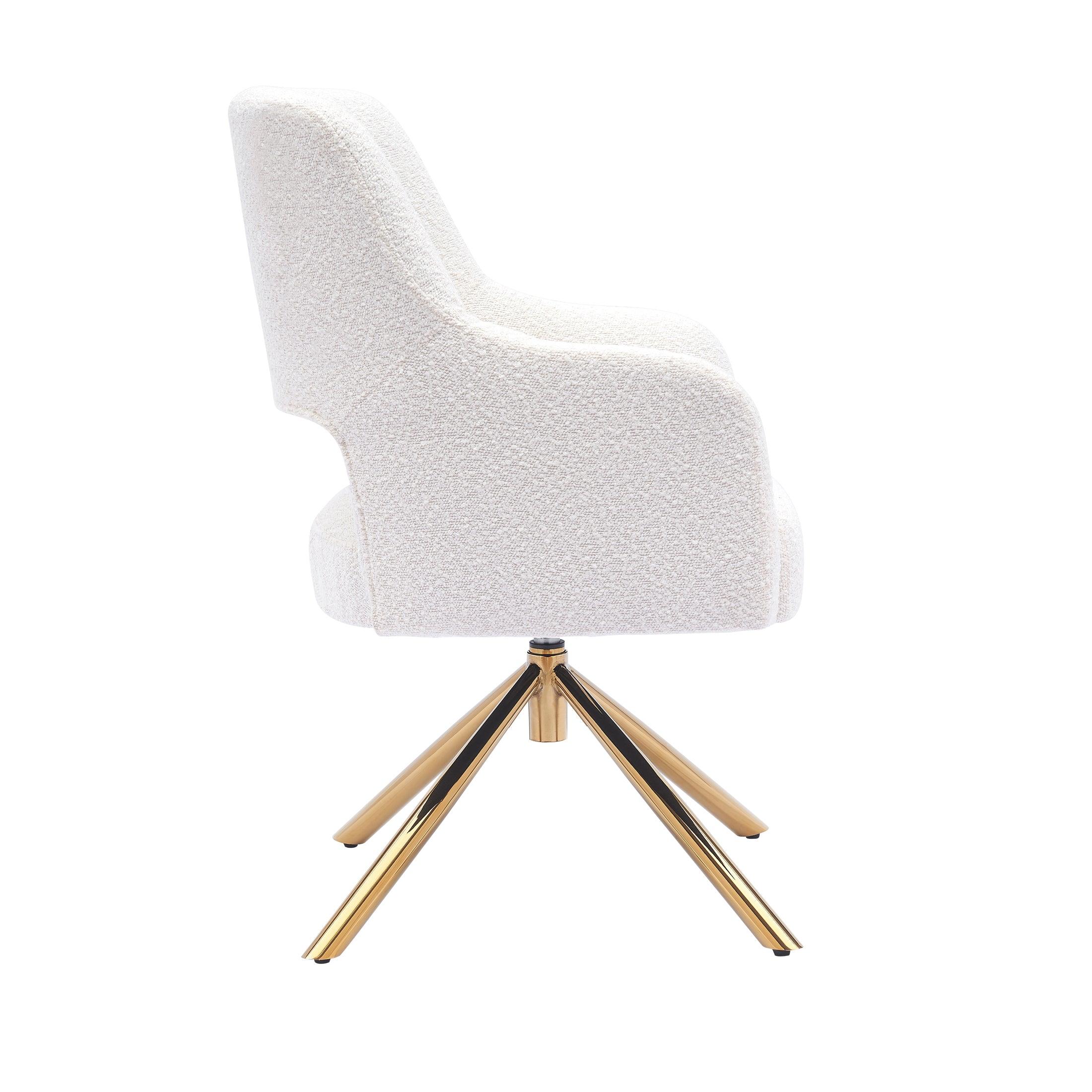 Amélie Mid-Century Modern Large Boucle Accent Arm Chair - Costaelm