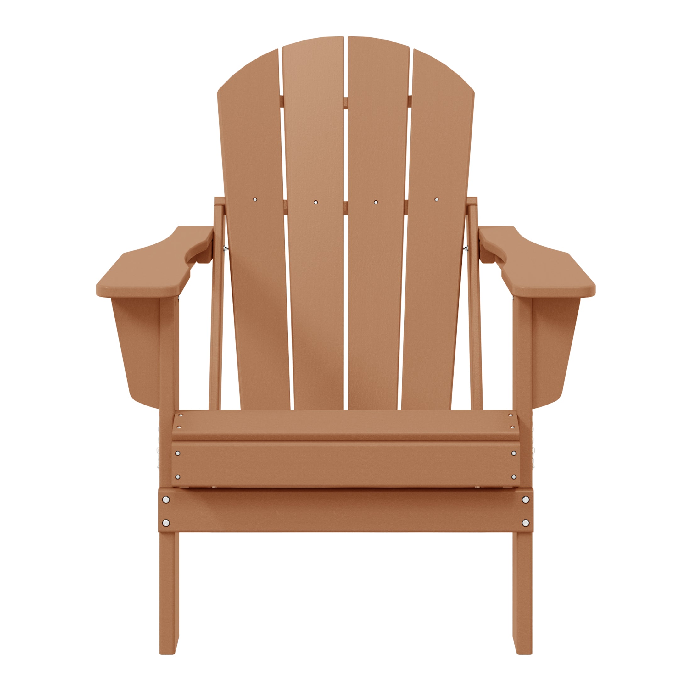 Paradise HDPE Outdoor Patio Folding Poly Adirondack Chair