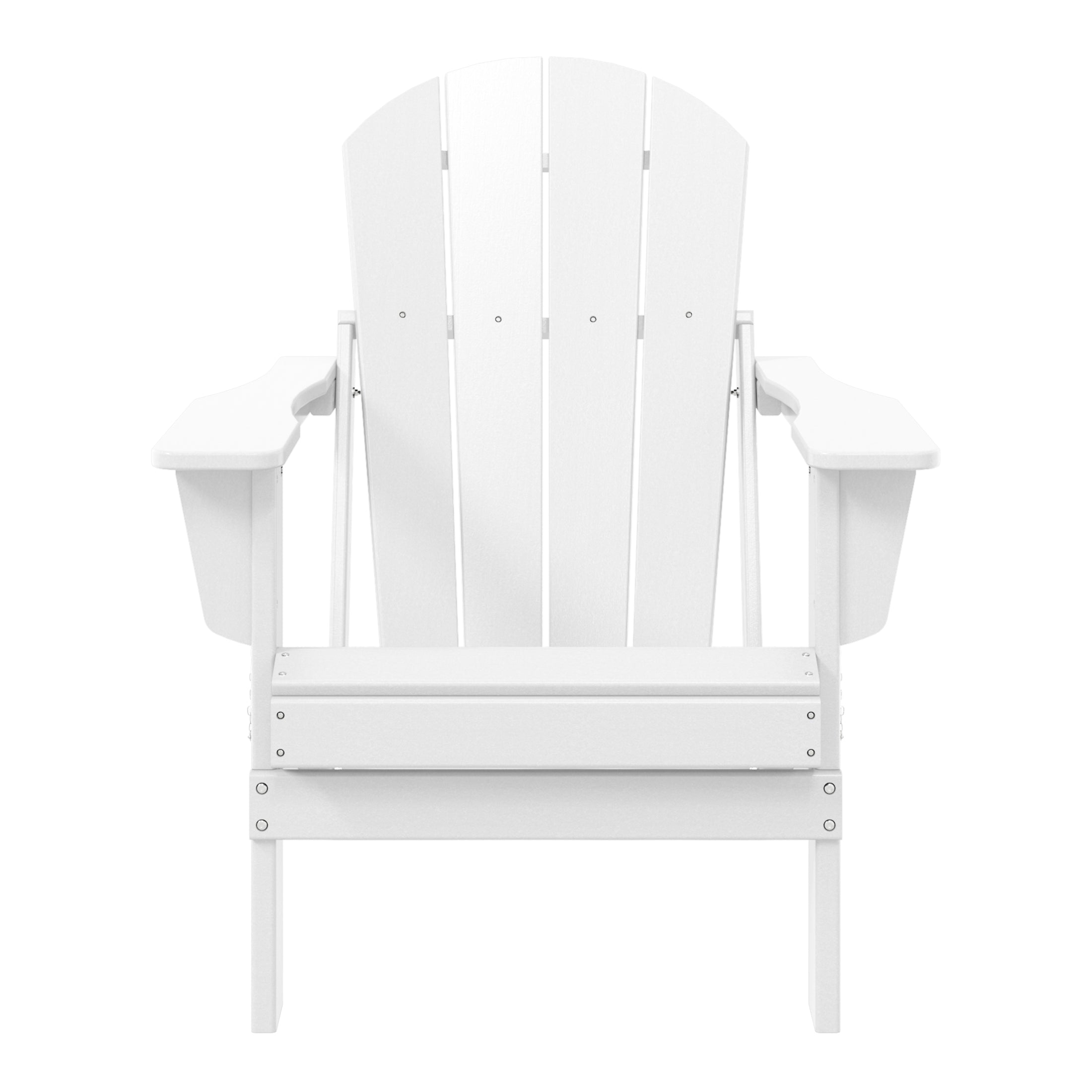 Paradise HDPE Outdoor Patio Folding Poly Adirondack Chair