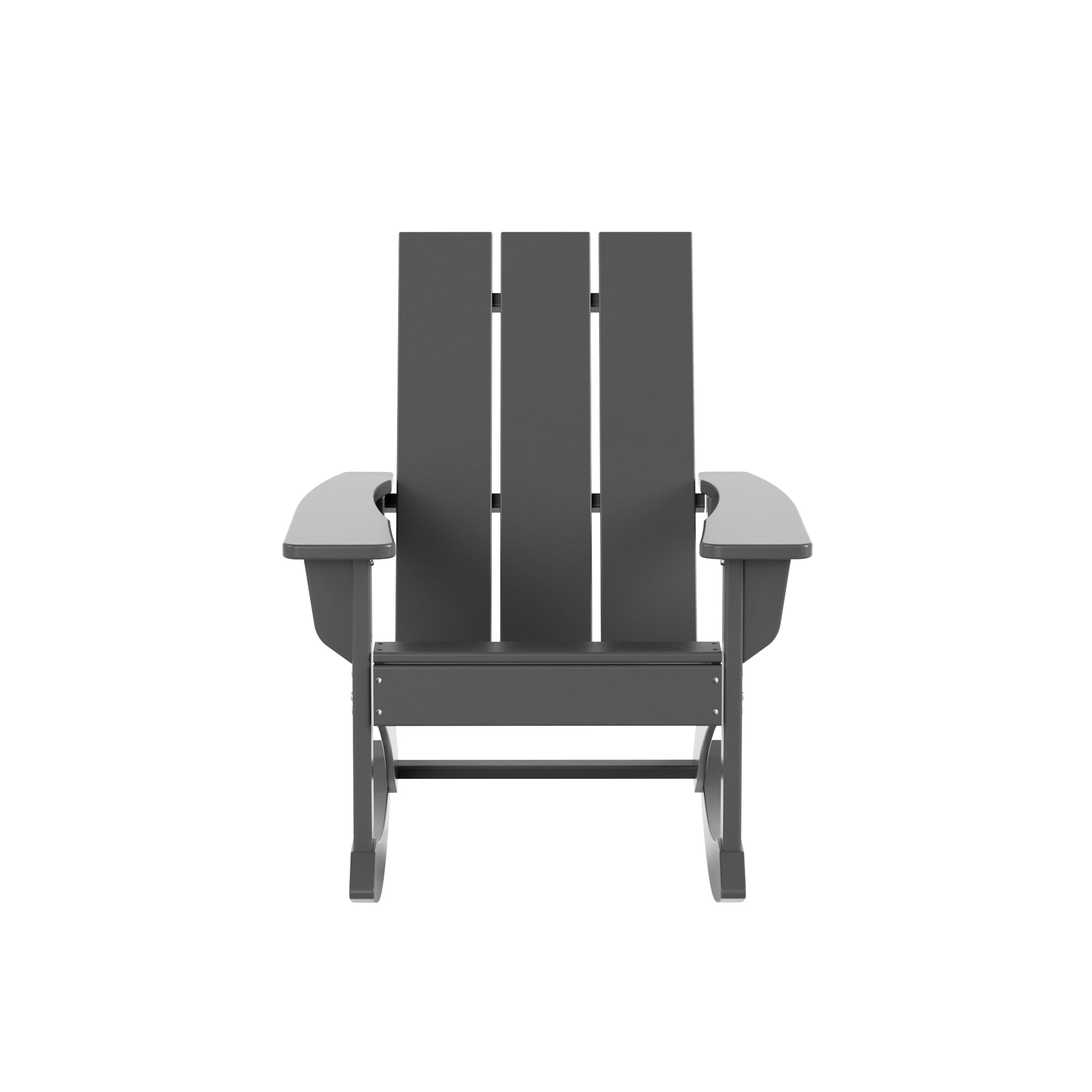 Palms Ashore Outdoor Patio Modern Adirondack Rocking Chair