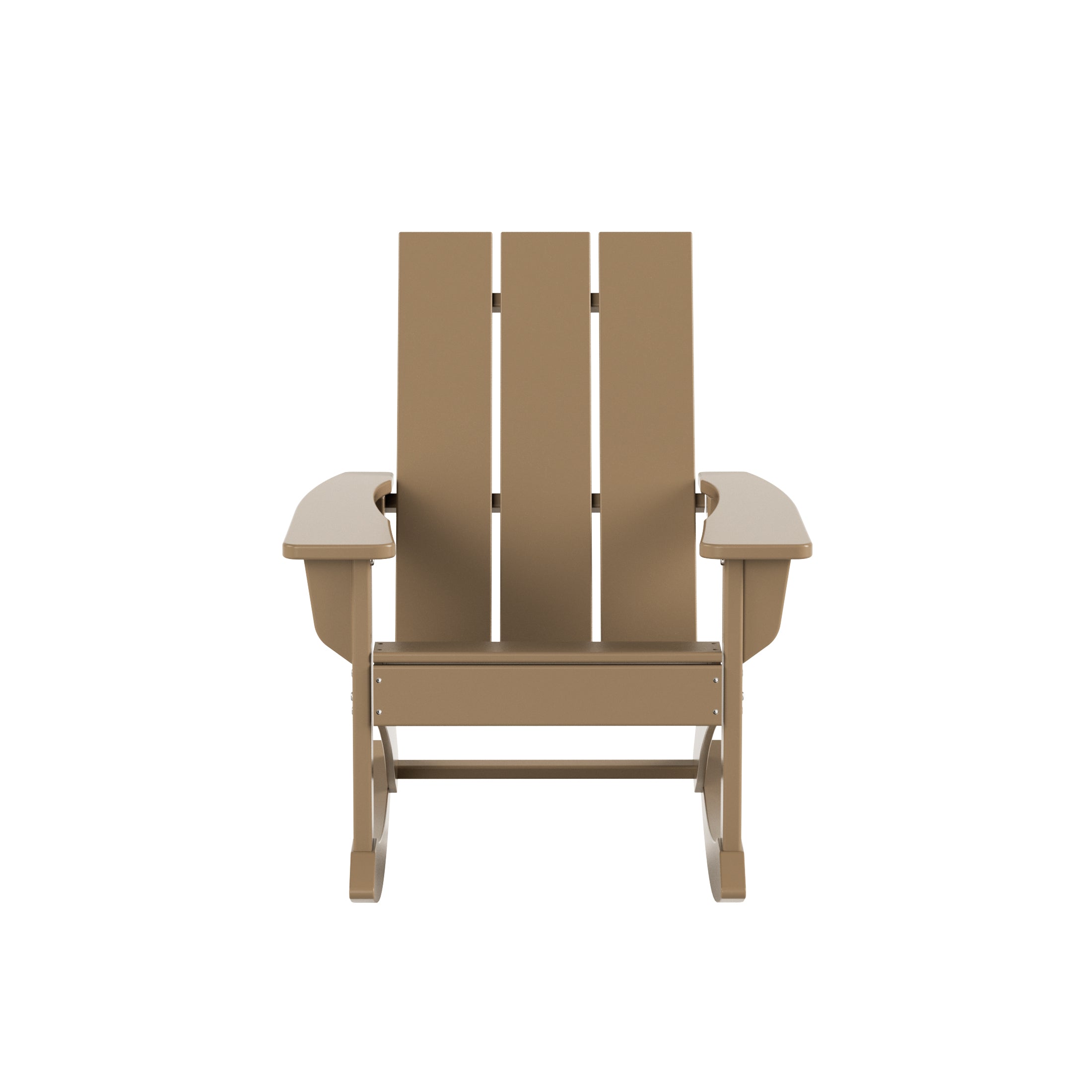 Palms Ashore Outdoor Patio Modern Adirondack Rocking Chair