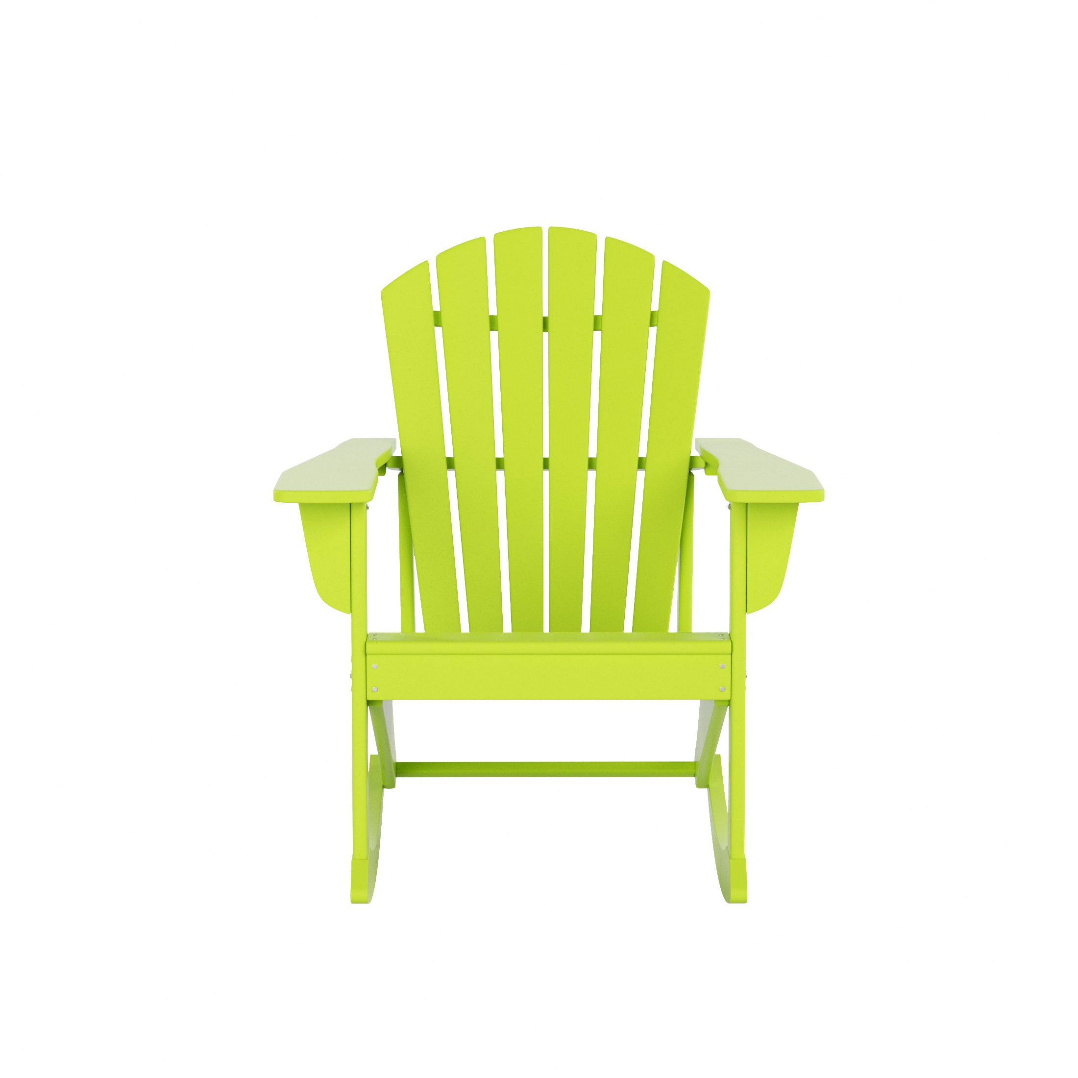 Portside Dylan Outdoor Patio Poly Plastic Adirondack Rocking Chair