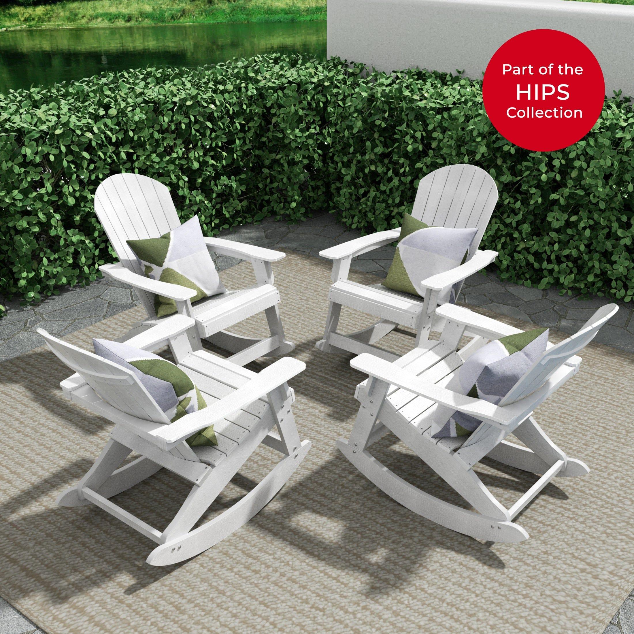 Florence HIPS Adirondack Rocking Chair (Set of 4) - Costaelm