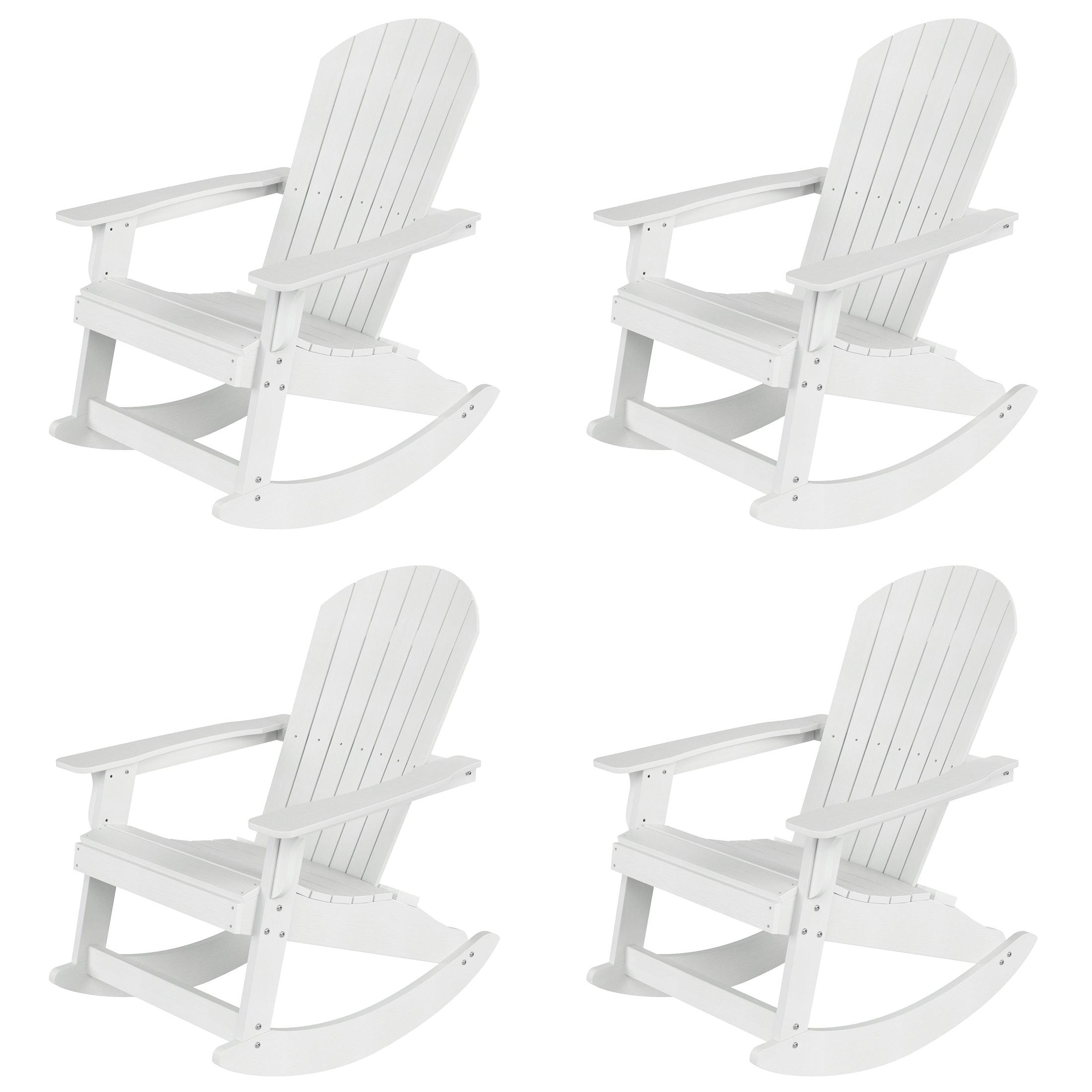 Florence HIPS Adirondack Rocking Chair (Set of 4) - Costaelm