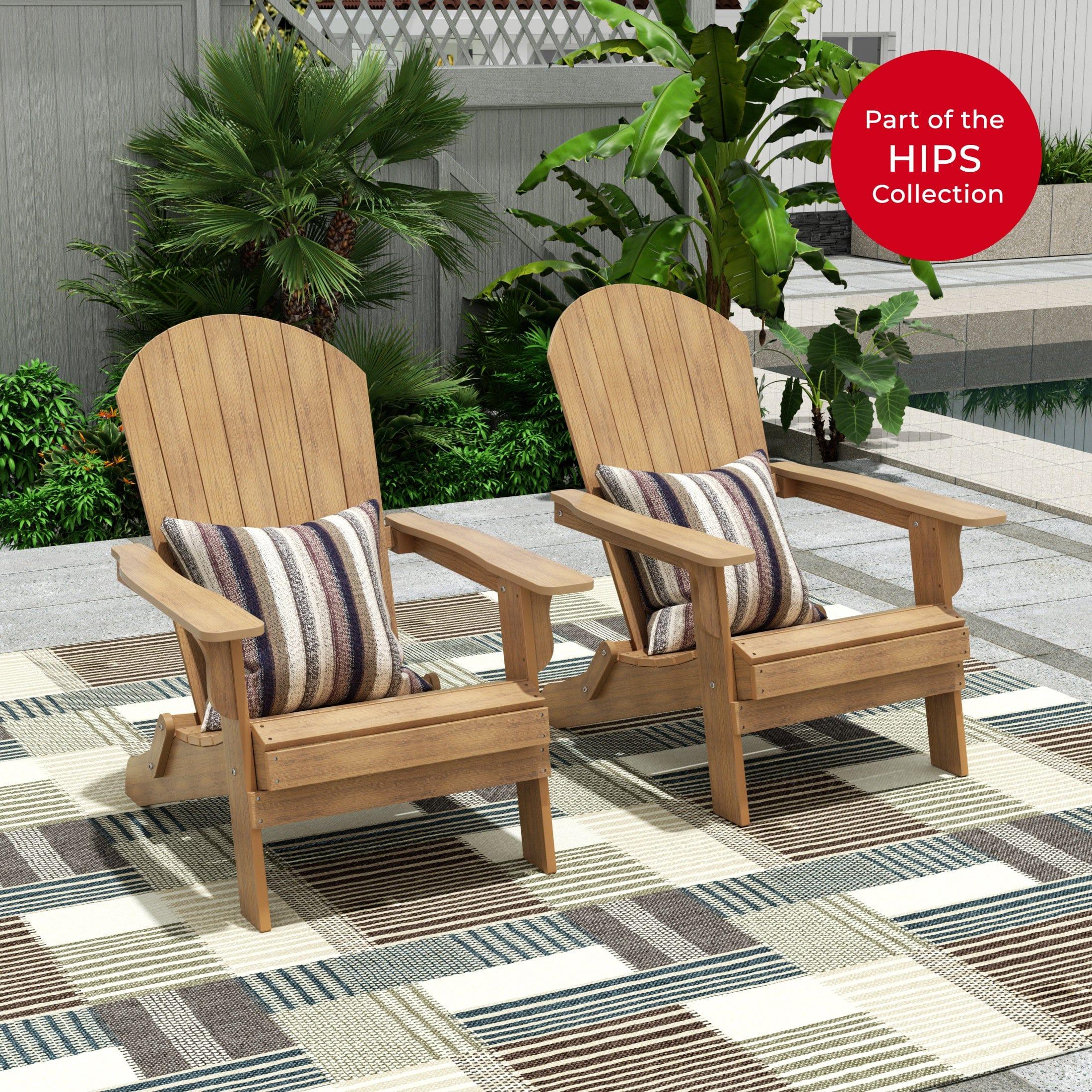 Florence HIPS Folding Adirondack Chair (Set of 2) - Costaelm