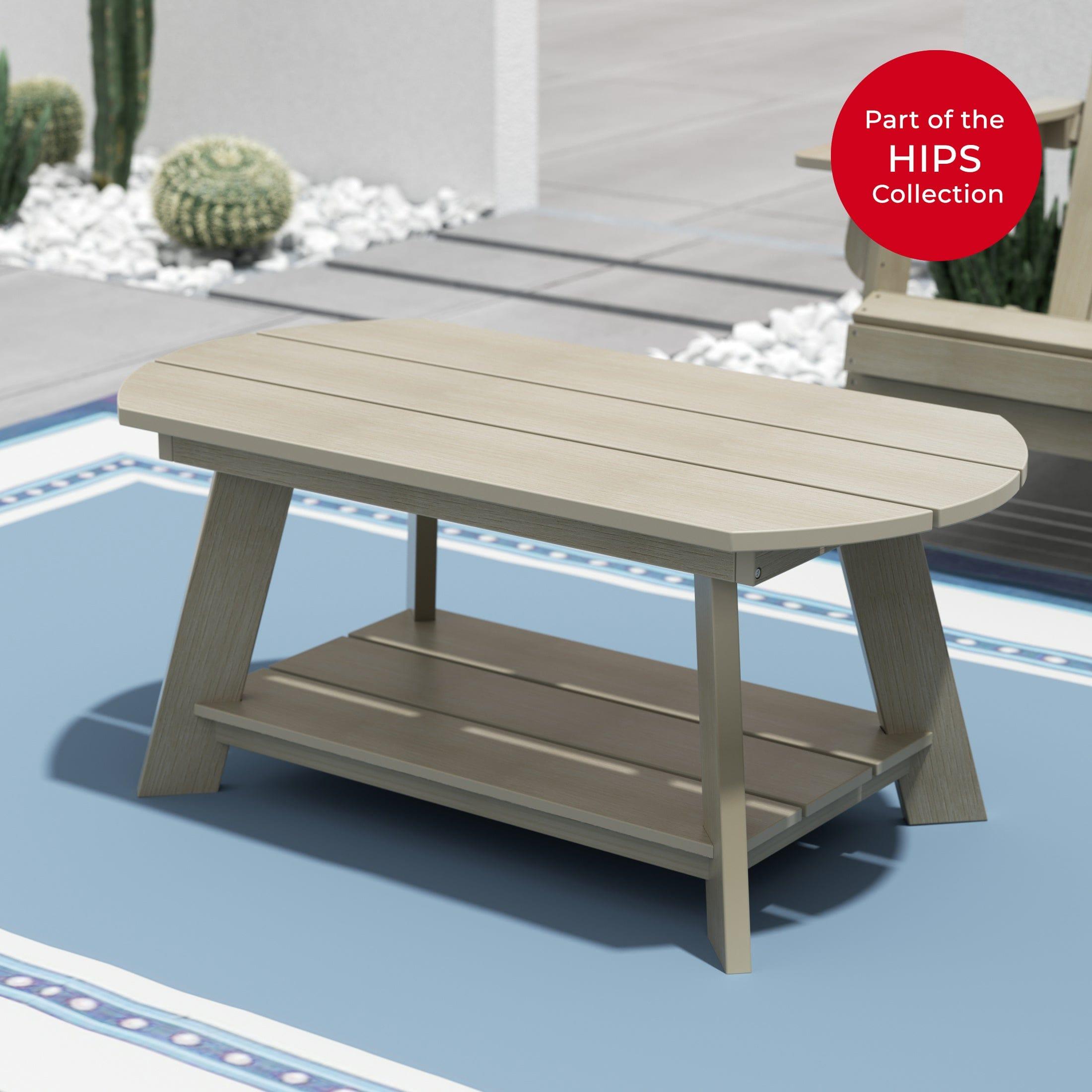 Florence Outdoor HIPS Adirondack Coffee Table - Costaelm