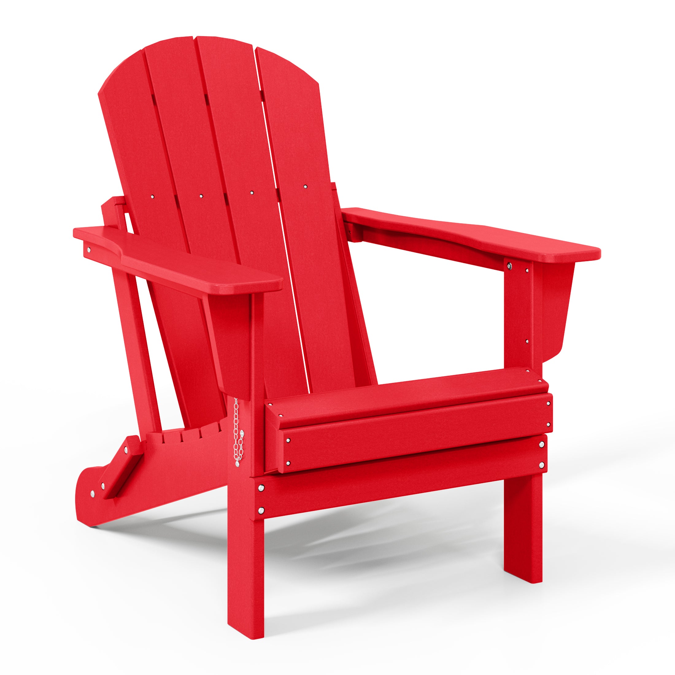 Paradise HDPE Outdoor Patio Folding Poly Adirondack Chair