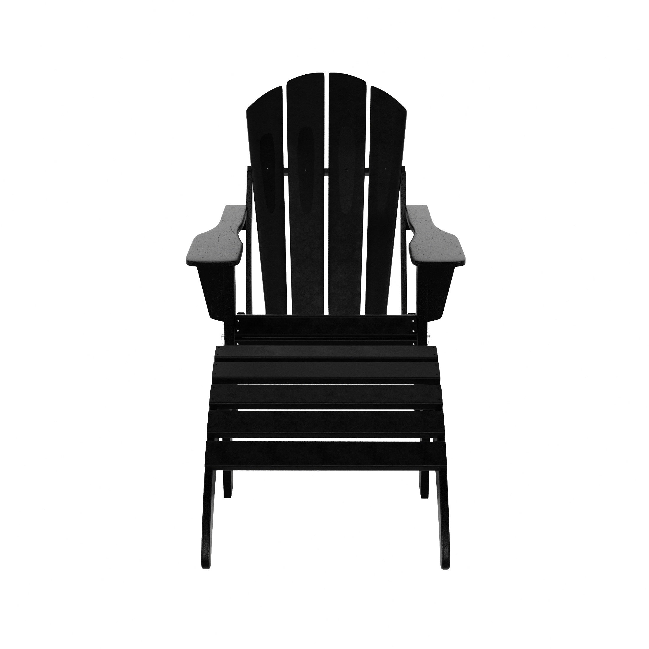 Paradise Westintrends 2 piece set classic Adirondack chair with ottoman (1 seater)