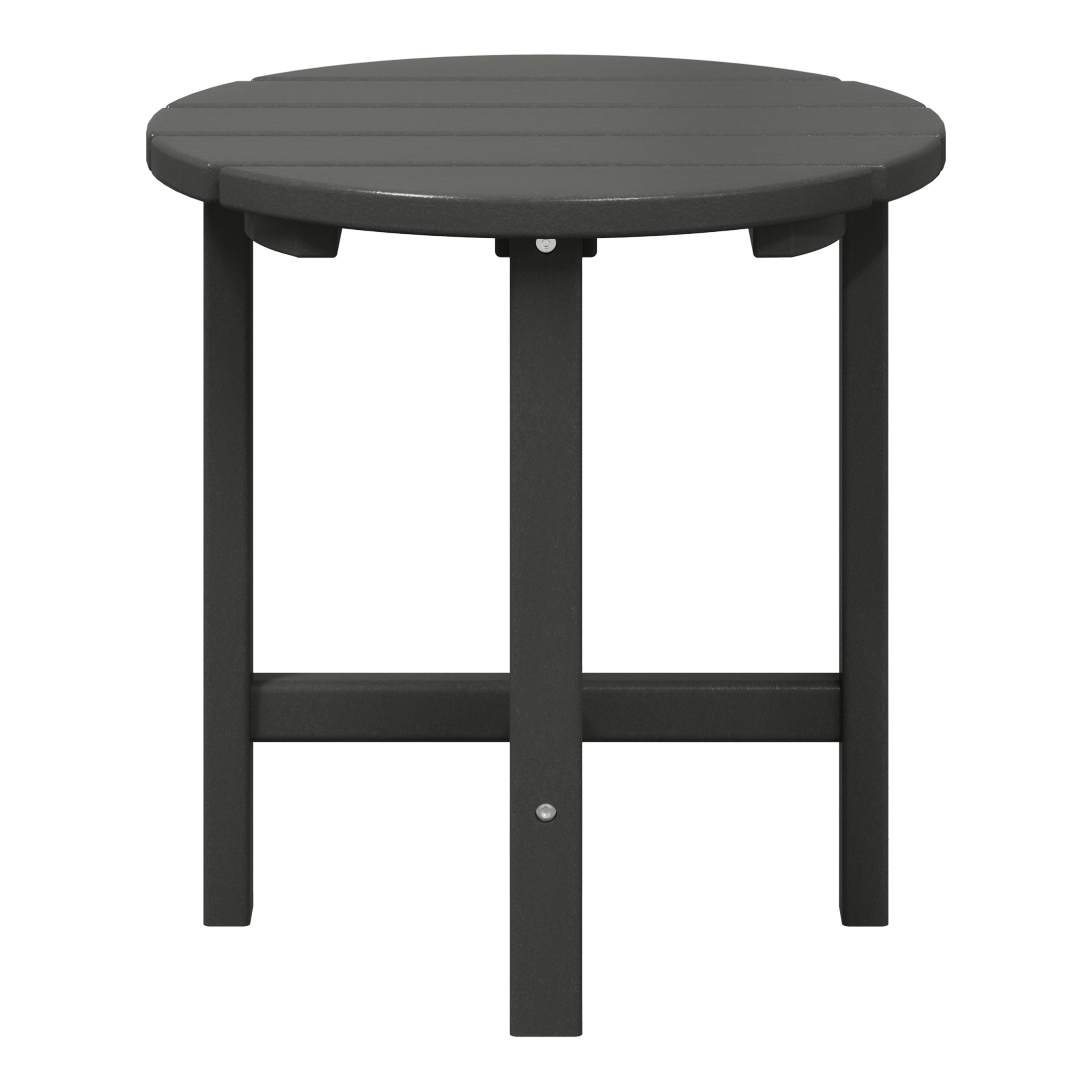 Portside Patio Adirondack Round Outdoor Side Table