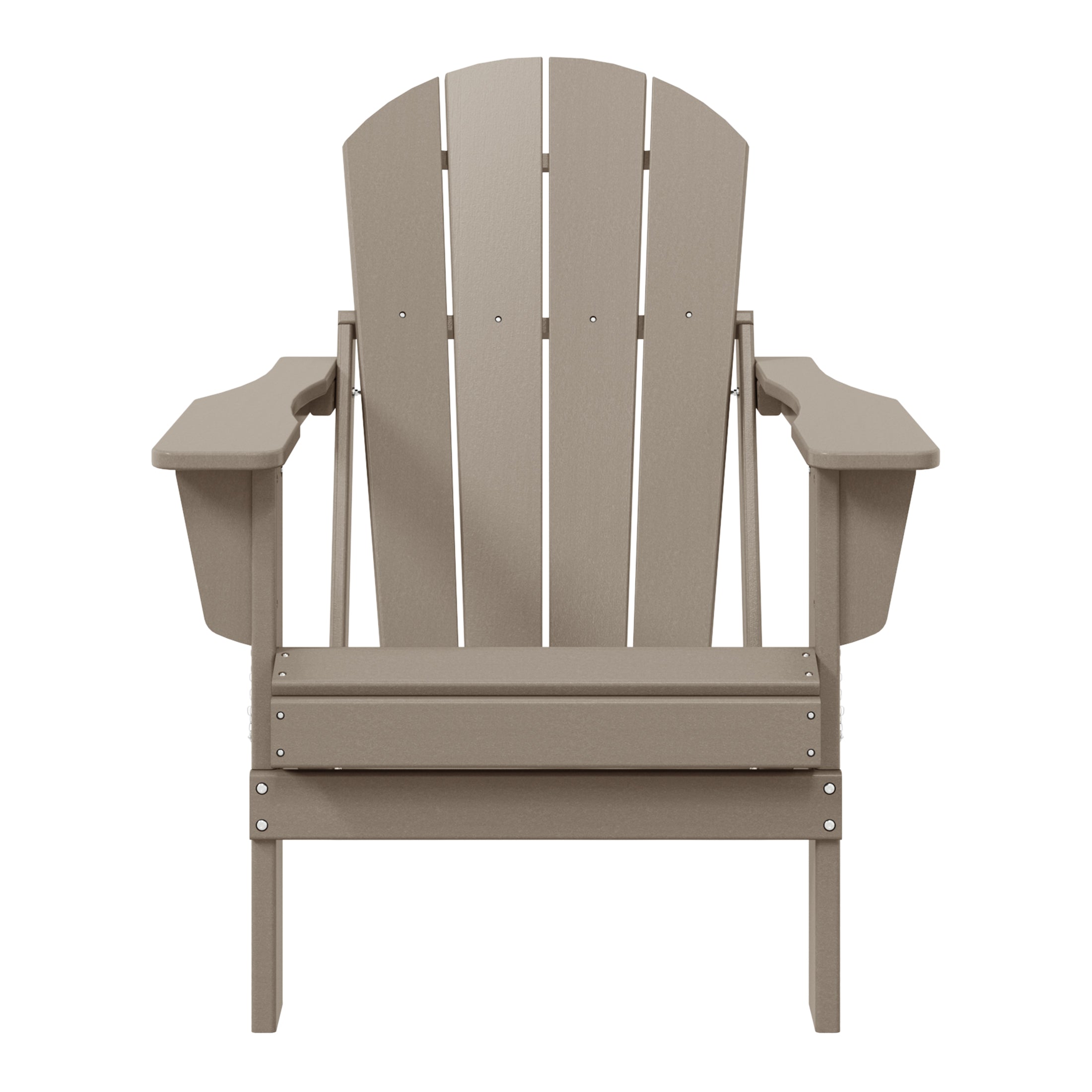 Paradise HDPE Outdoor Patio Folding Poly Adirondack Chair