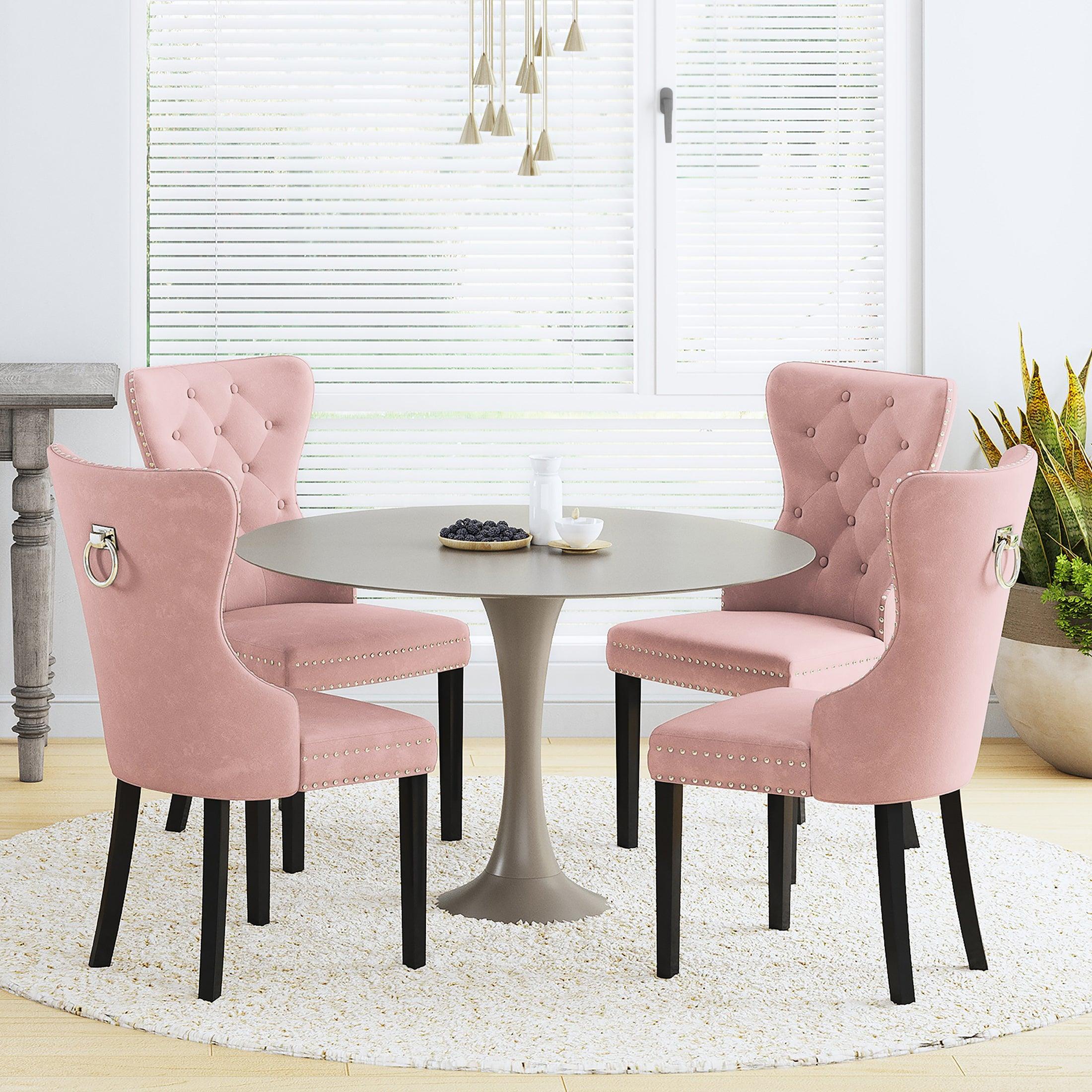 Alaia Tufted Velvet Upholstered Dining Side Chair (Set of 4) - Costaelm