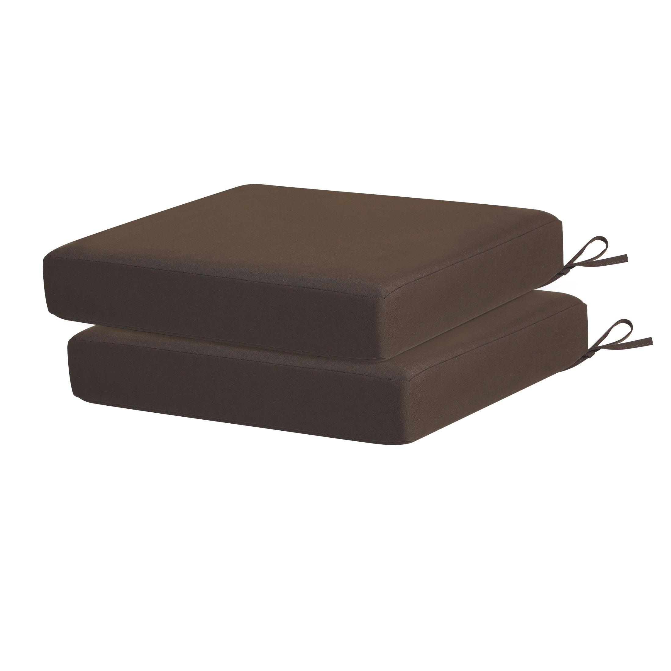 Harmony Outdoor Patio Seat Chair Square Cushions (Set of 2) - Costaelm