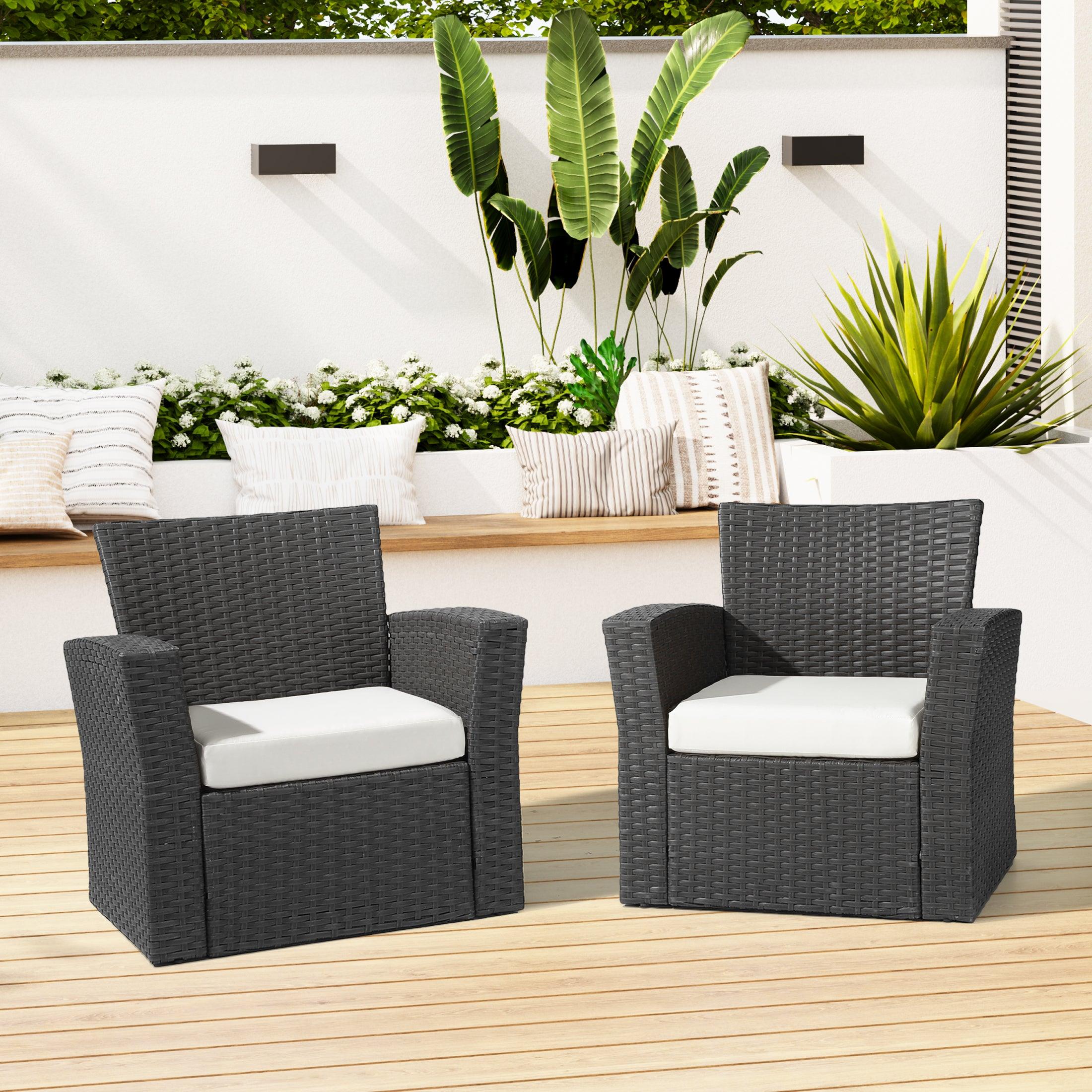 Harmony Outdoor Patio Seat Chair Square Cushions (Set of 2) - Costaelm