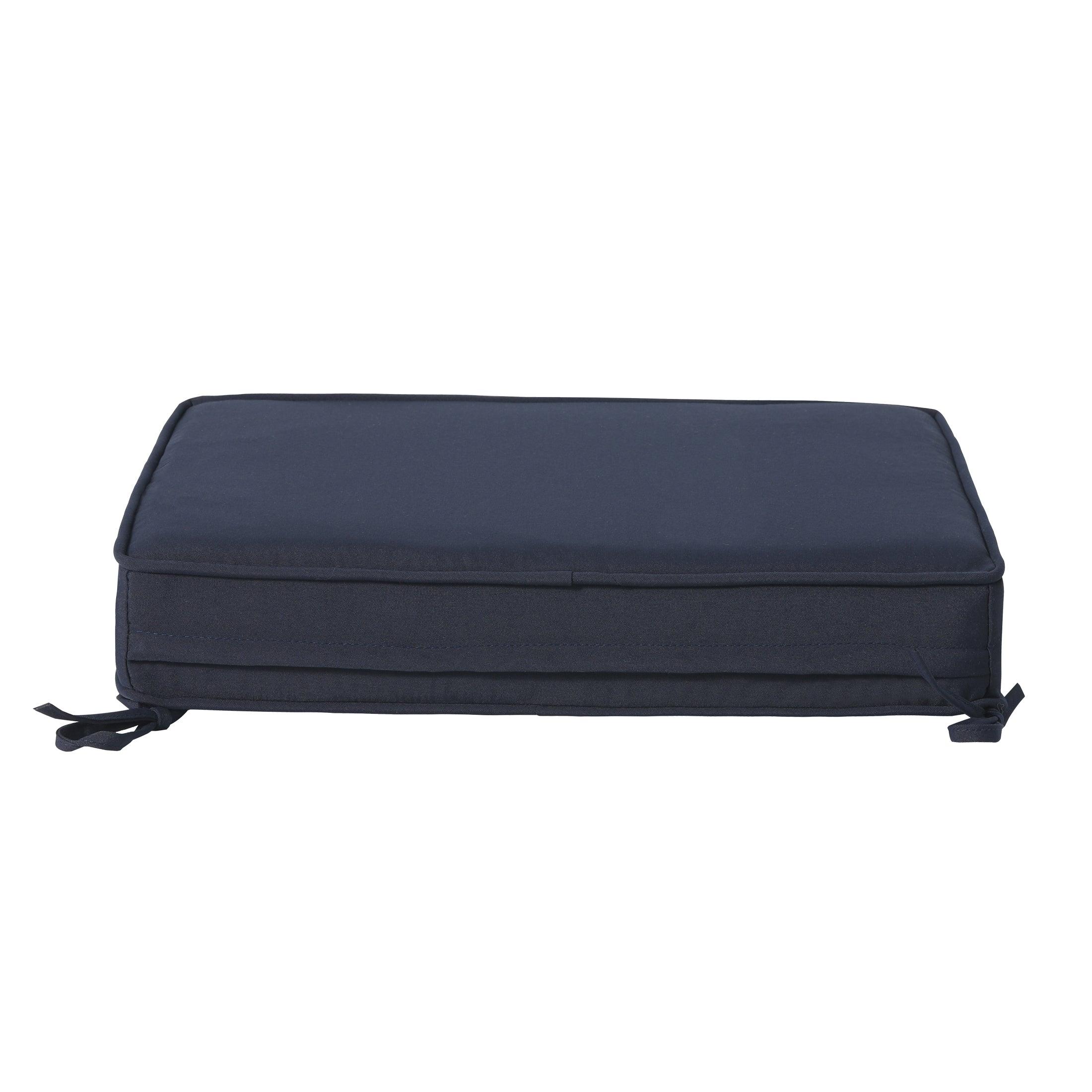 Harmony Outdoor Patio Seat Chair Square Cushions with Piping (Set of 2) - Costaelm