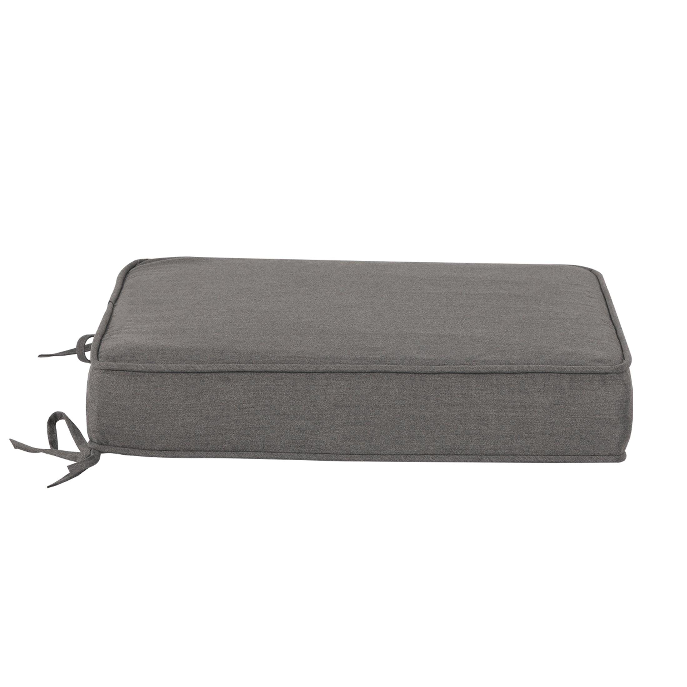 Harmony Outdoor Patio Seat Chair Square Cushions with Piping (Set of 2) - Costaelm