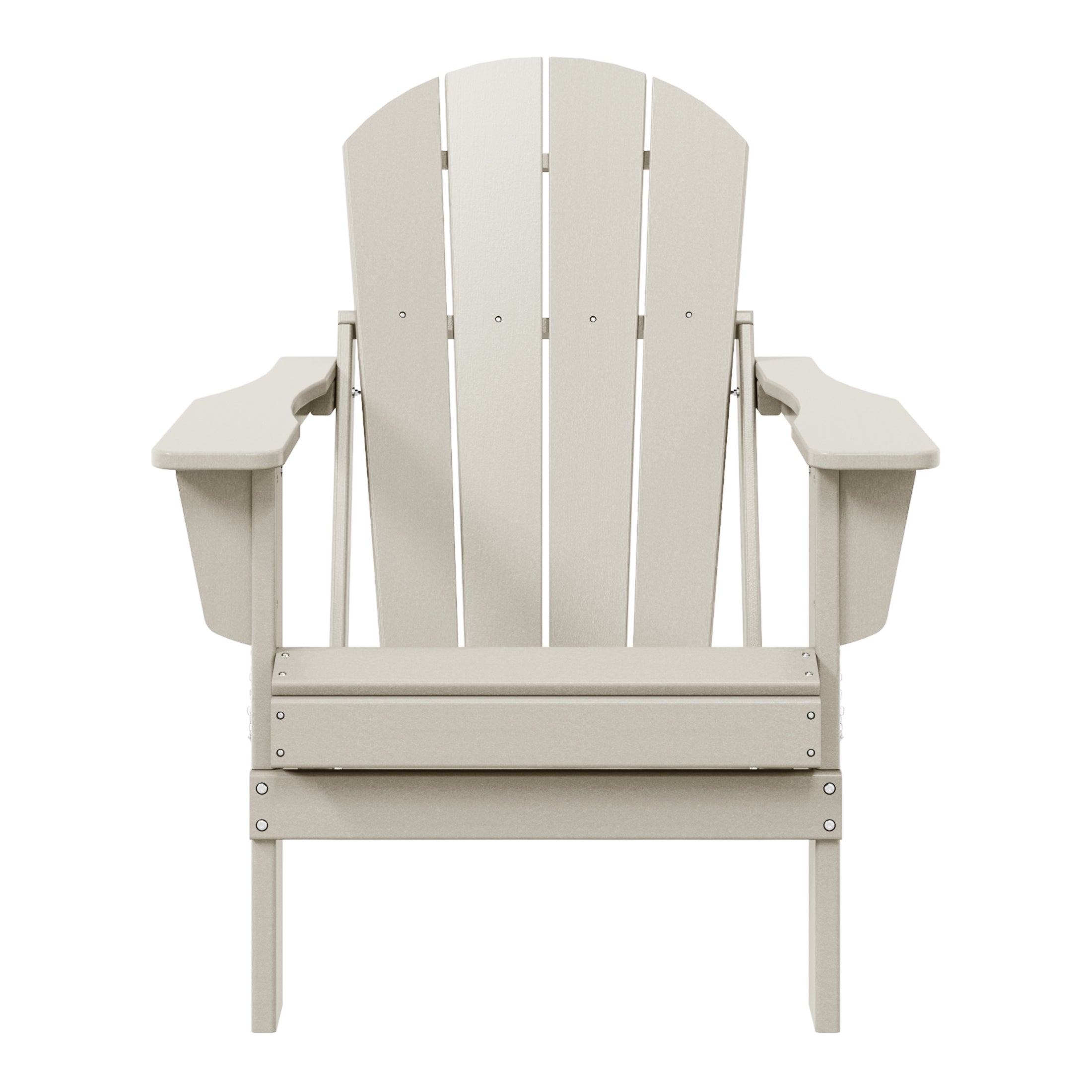 Paradise HDPE Outdoor Patio Folding Poly Adirondack Chair