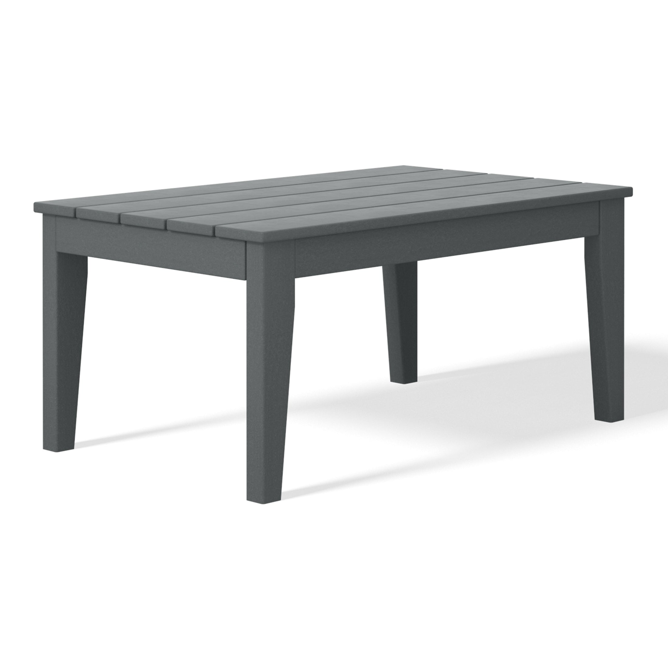 Paradise Low Outdoor HDPE Patio Rectangle Coffee Table