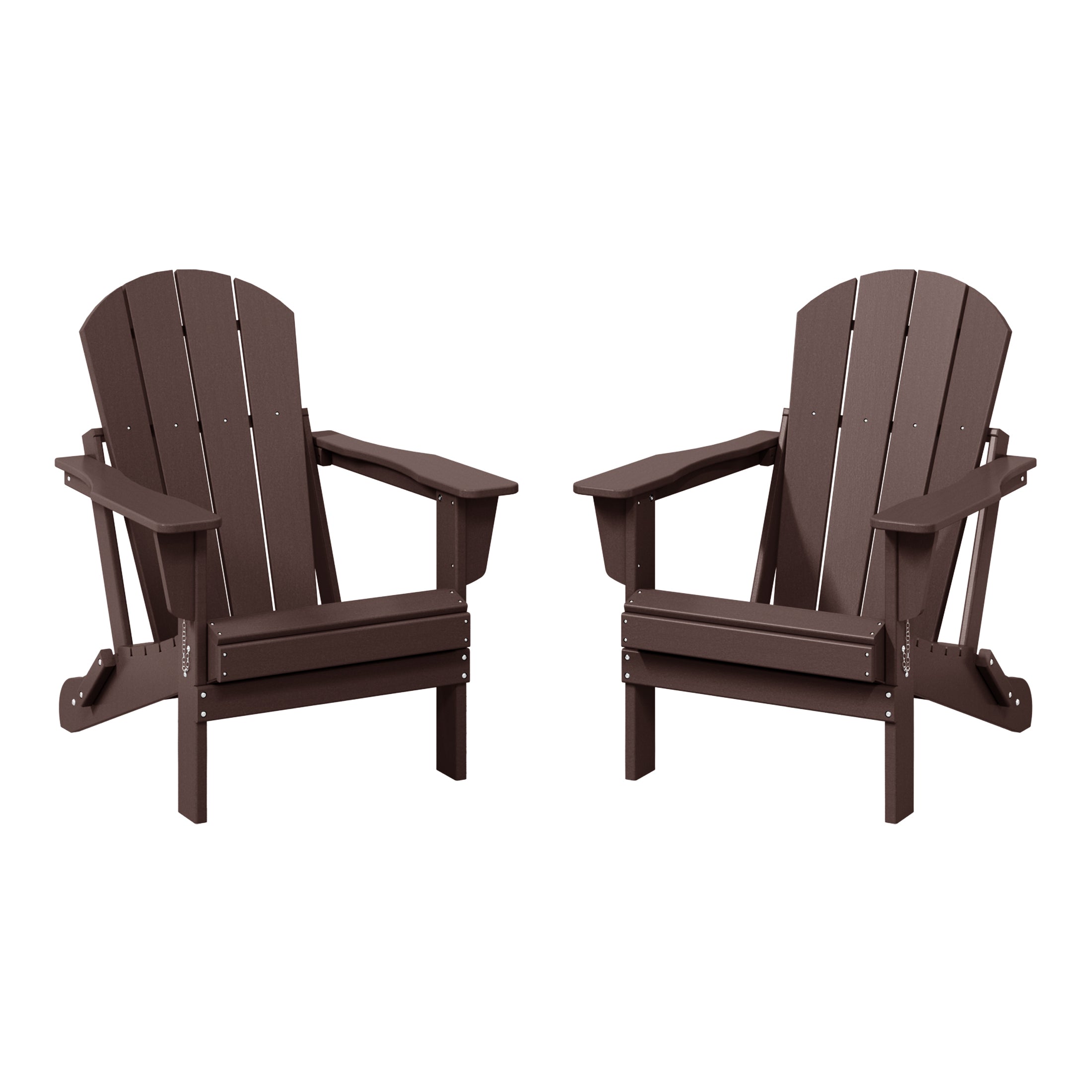 Paradise Classic Folding Adirondack Chair (Set of 2)