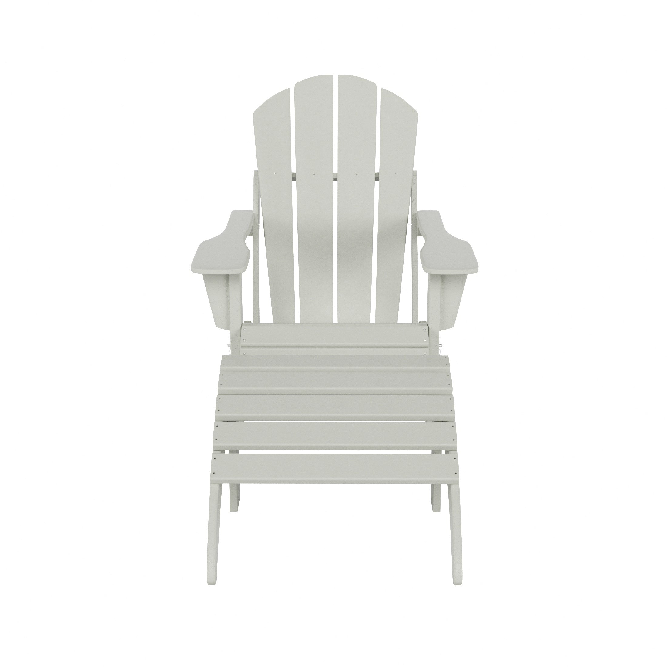 Paradise Westintrends 2 piece set classic Adirondack chair with ottoman (1 seater)