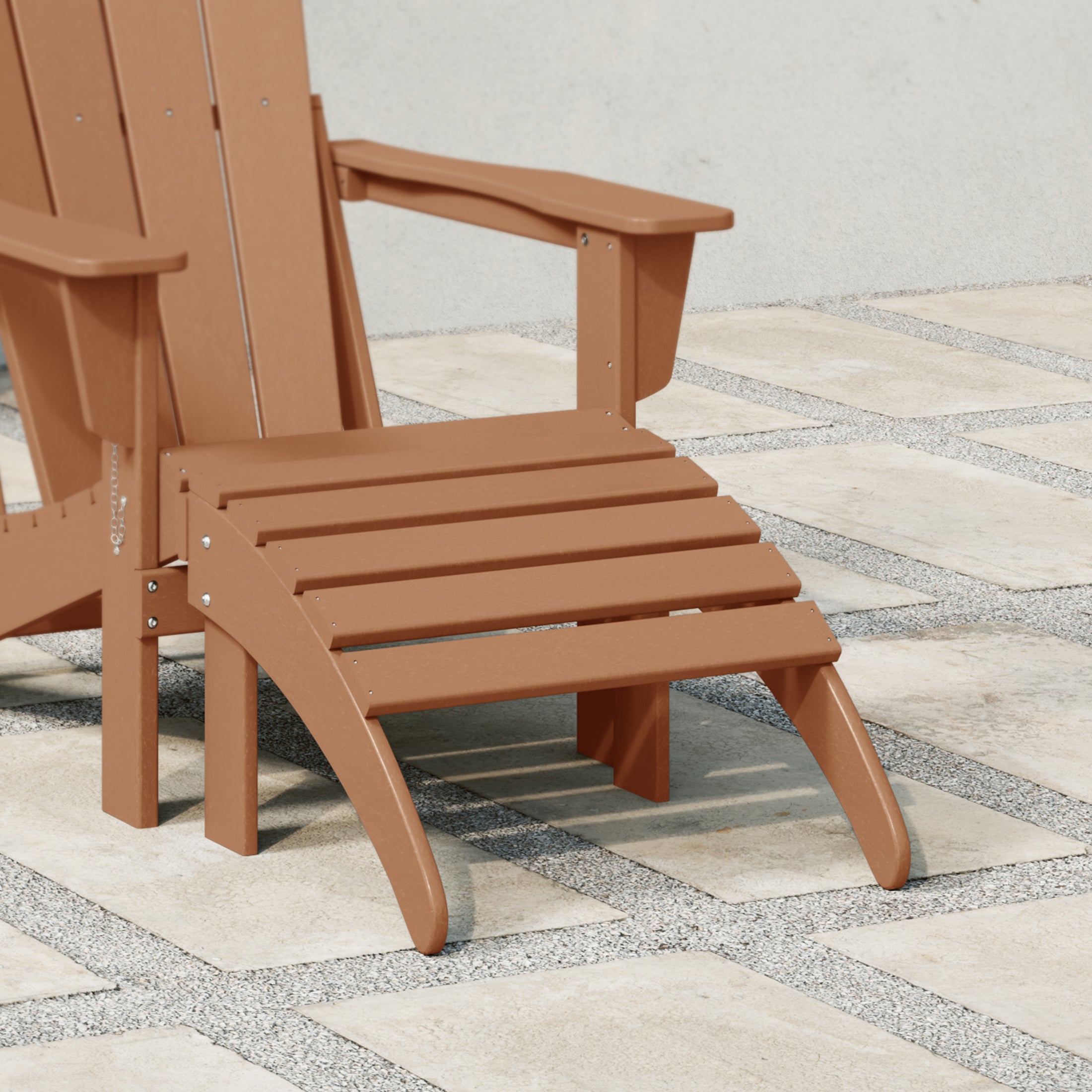 Paradise Outdoor Folding Adirondack Ottoman