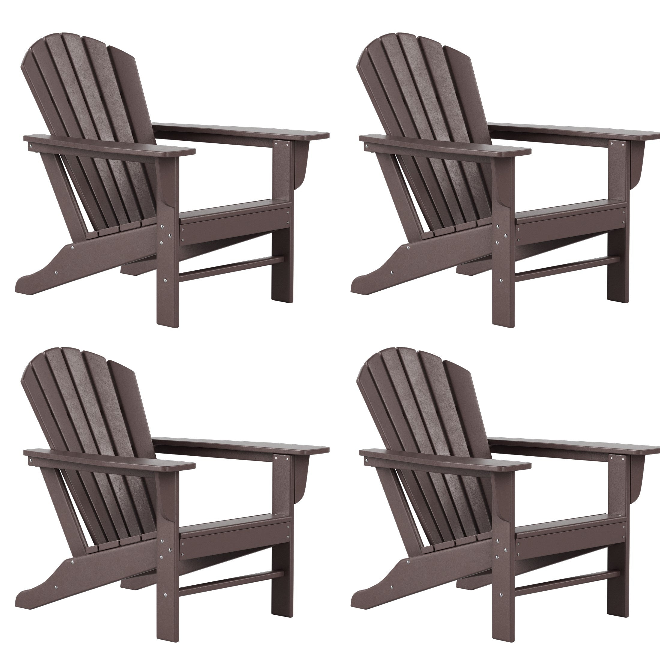 Portside Outdoor Adirondack Chair (Set of 4)