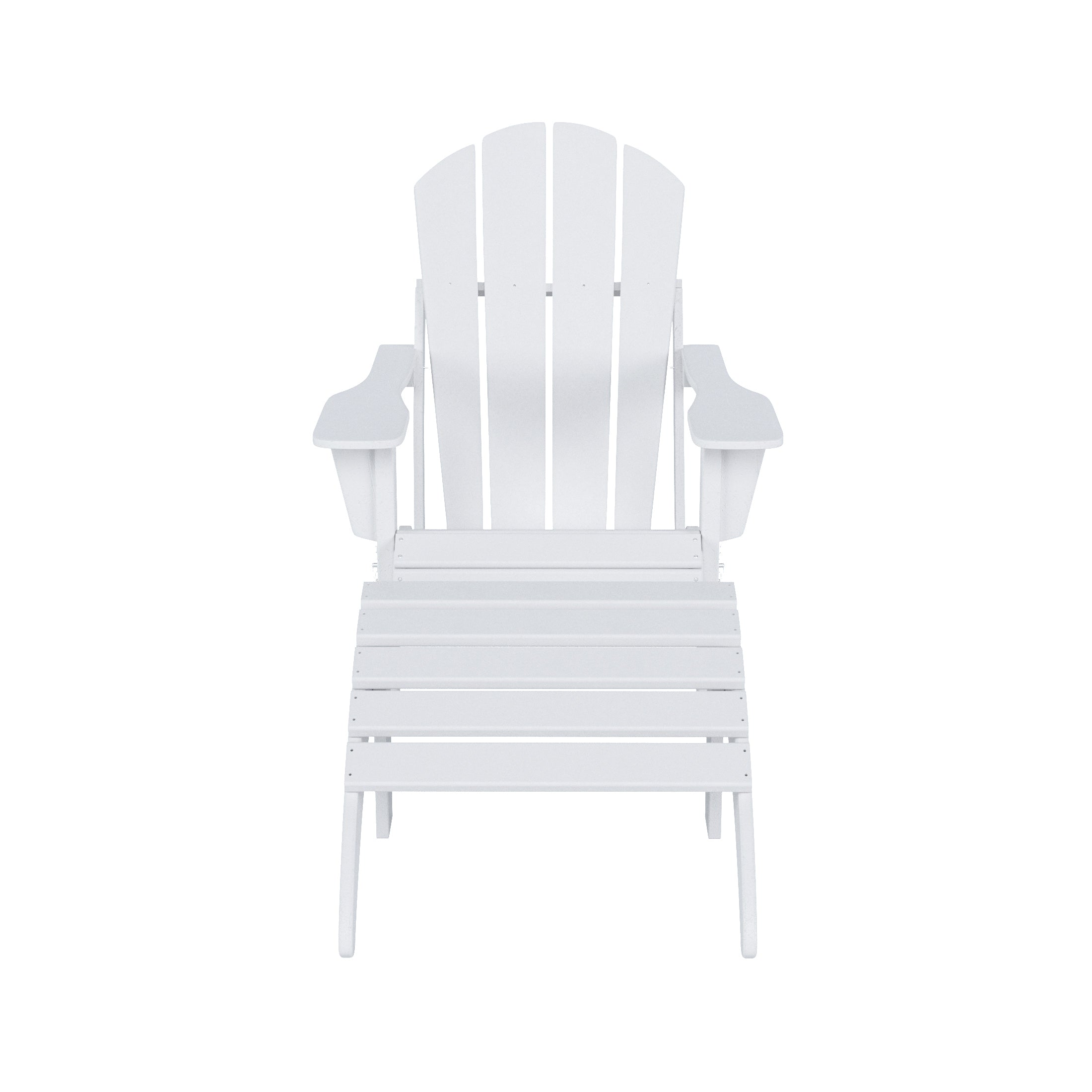 Paradise Westintrends 2 piece set classic Adirondack chair with ottoman (1 seater)