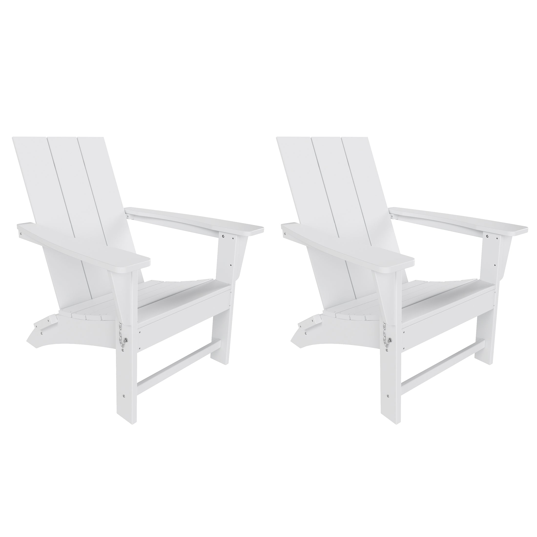 Palms Westintrends Modern Outdoor Folding Adirondack Chair (Set of 2)