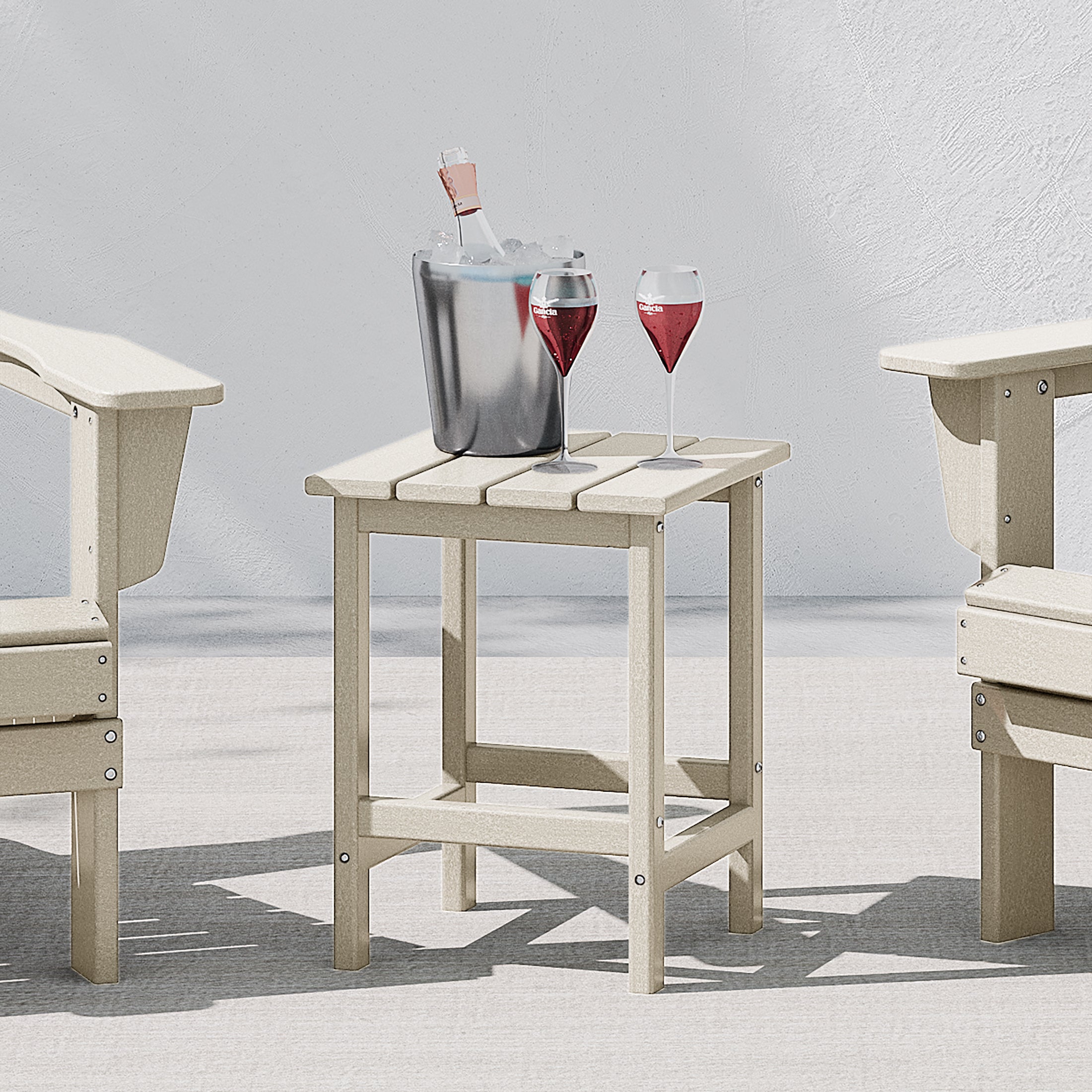 Paradise Adirondack Outdoor Patio Side Table