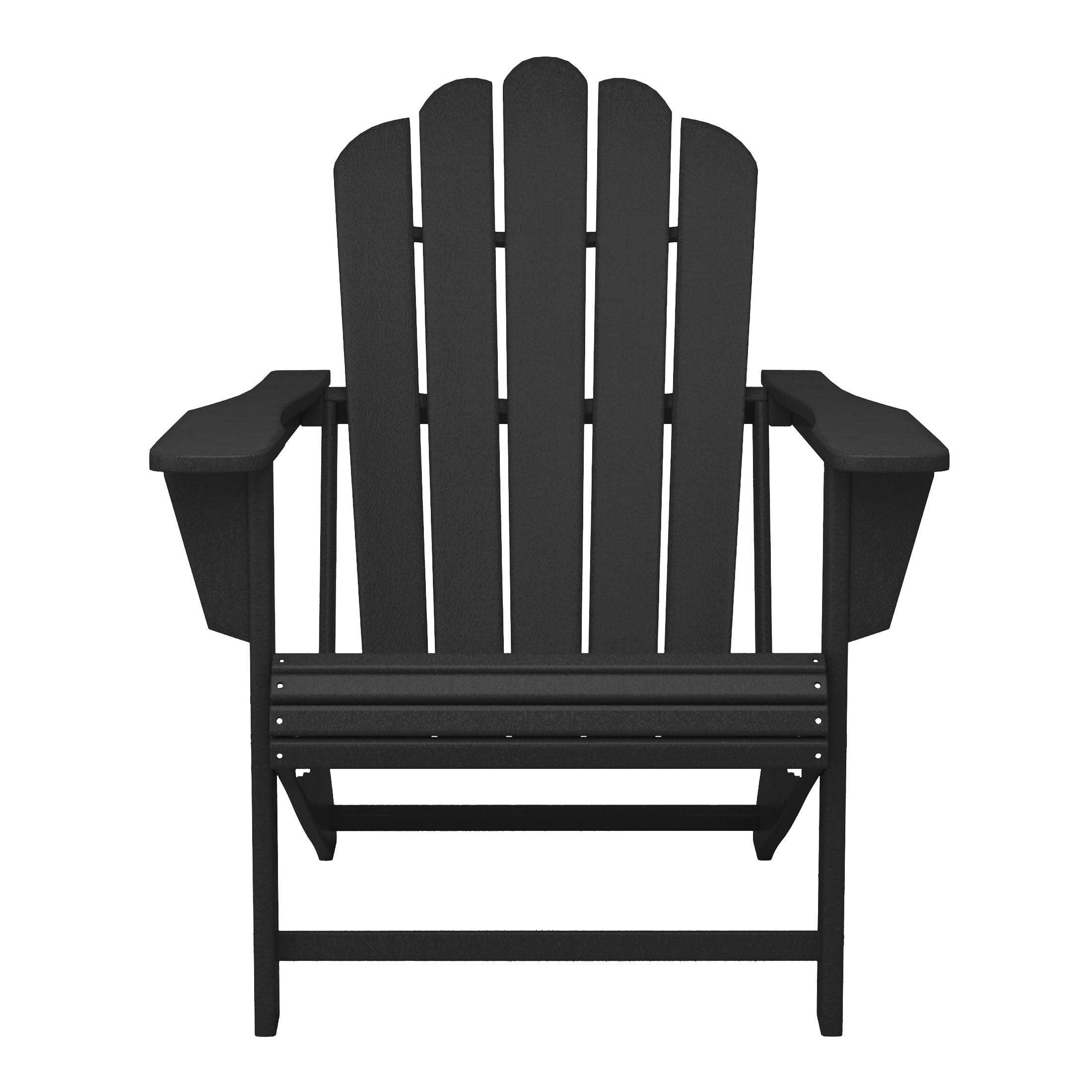 Lakeview 4-Piece Adirondack Chairs with Cup Holders and Table Set