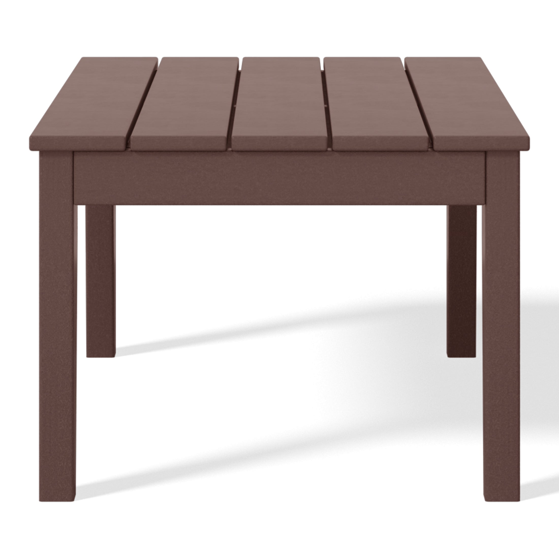 Paradise Low Outdoor HDPE Patio Rectangle Coffee Table