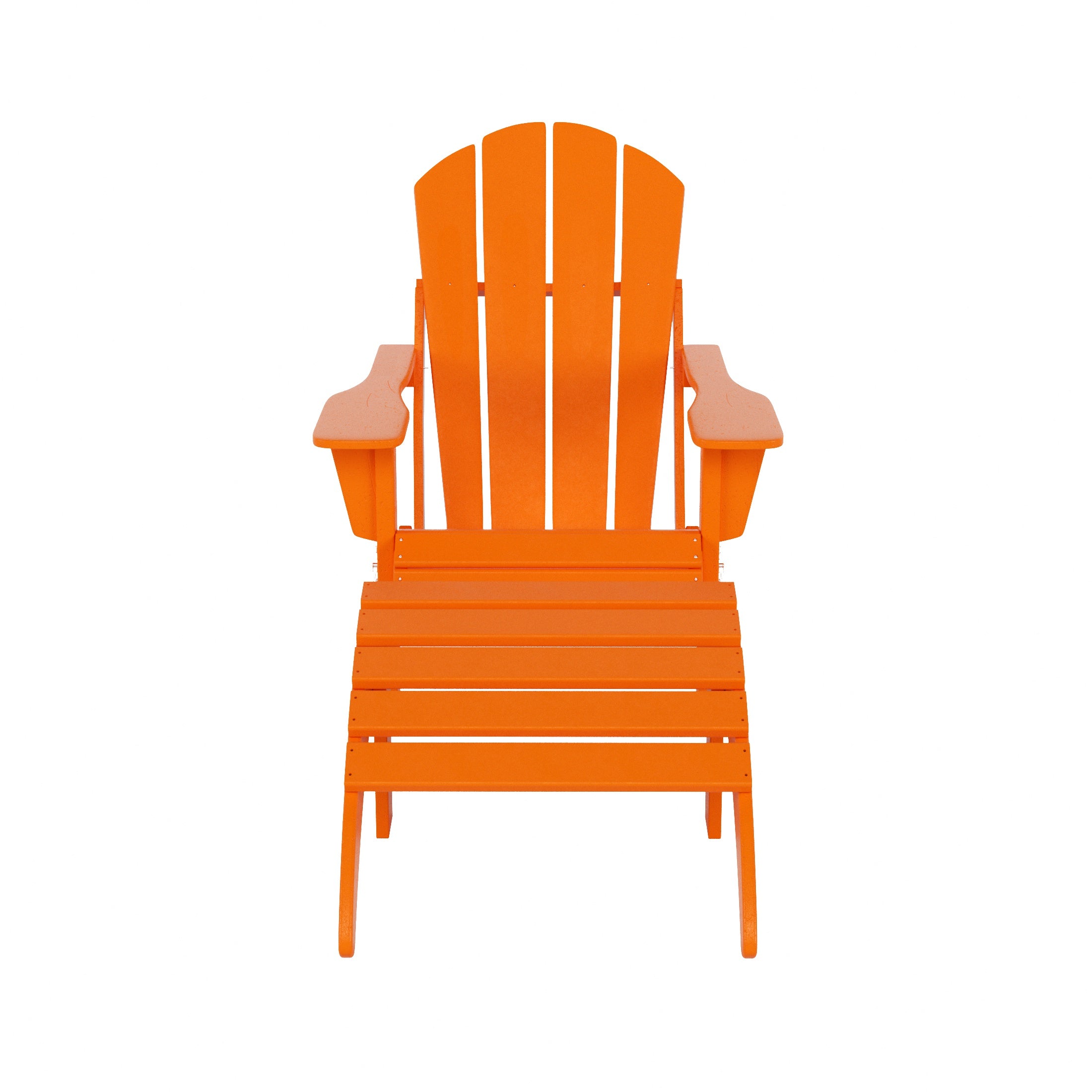 Paradise Westintrends 2 piece set classic Adirondack chair with ottoman (1 seater)