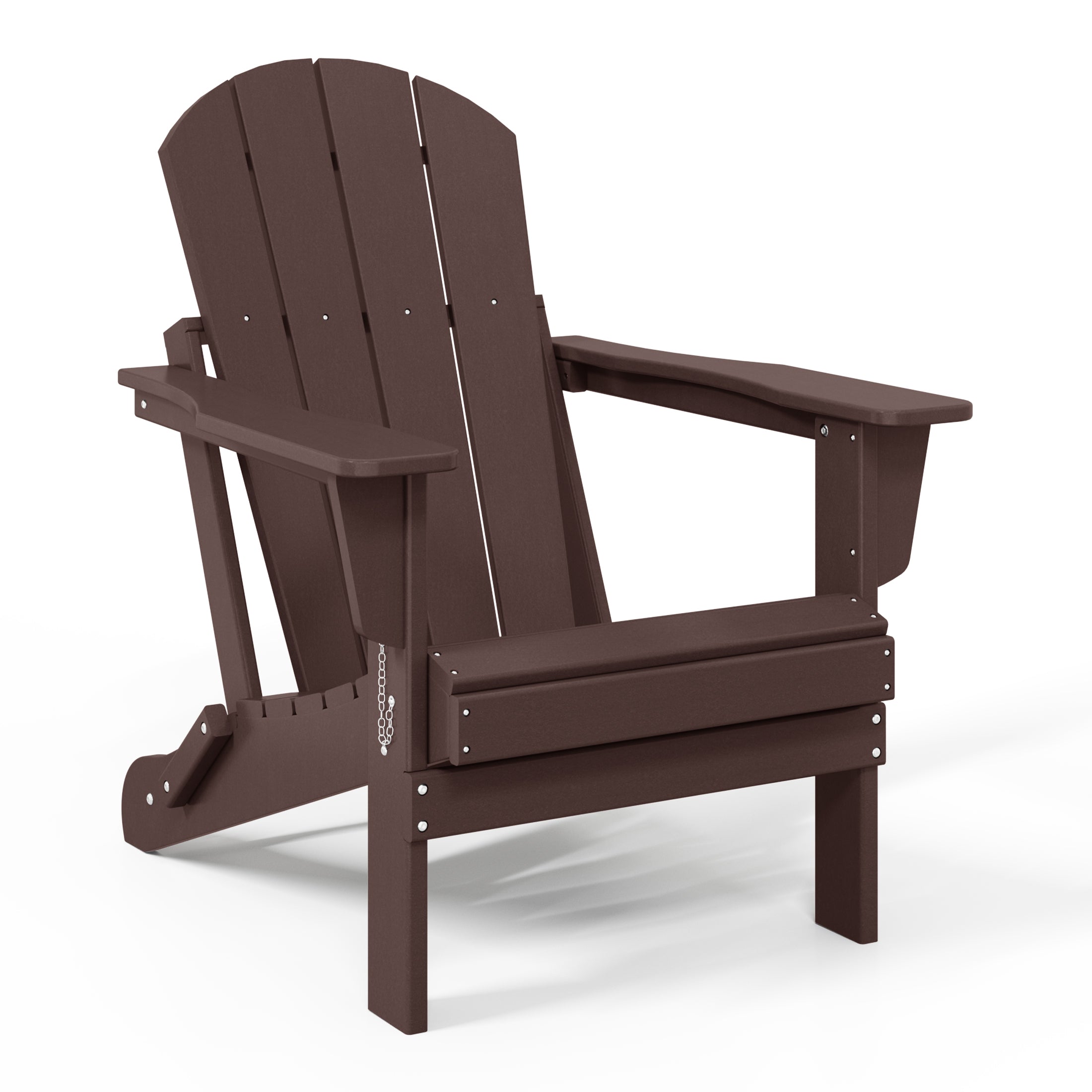 Paradise HDPE Outdoor Patio Folding Poly Adirondack Chair